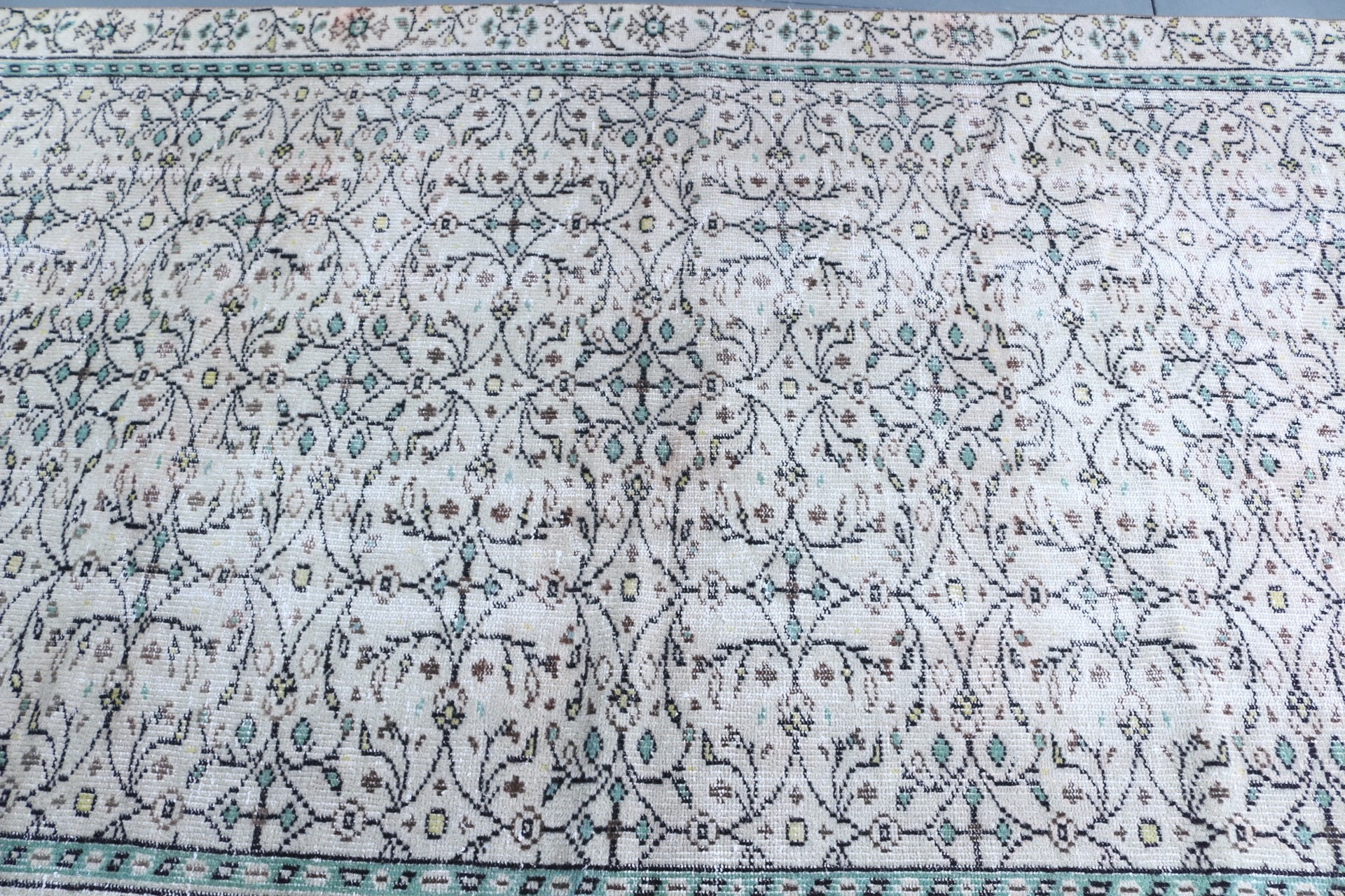 Salon Halısı, Oturma Odası Halıları, Türk Halısı, Mutfak Halısı, Boho Halısı, Ev Dekor Halısı, 5.2x8.8 ft Büyük Halı, Vintage Halılar, Bej Ev Dekor Halısı