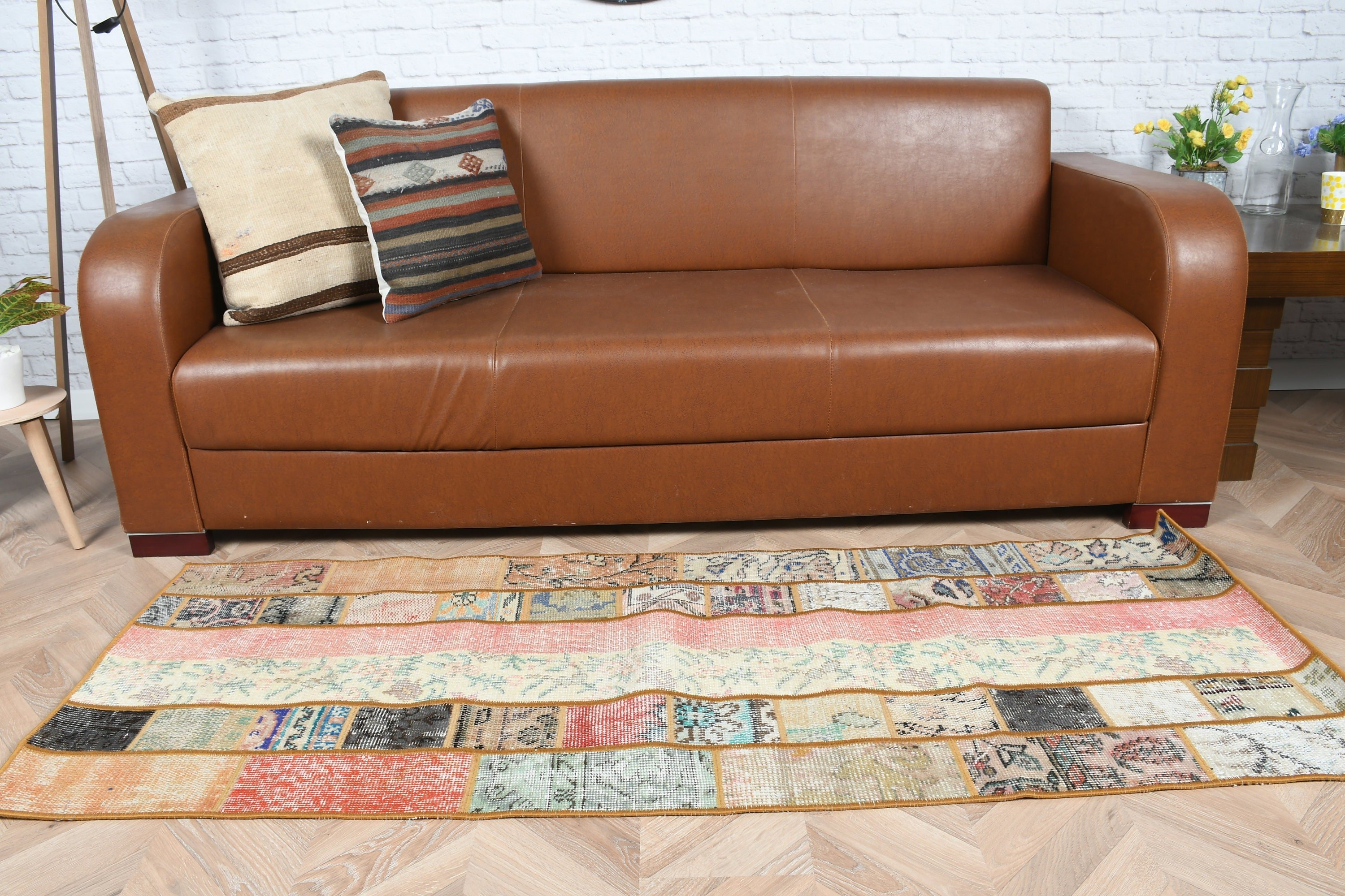 Vintage Halı, Koridor Halıları, Merdiven Halıları, 2.2x5.9 ft Runner Halısı, Türk Halısı, Koridor Halıları, Kırmızı Ev Dekor Halısı, Havalı Halı, Mutfak Halıları