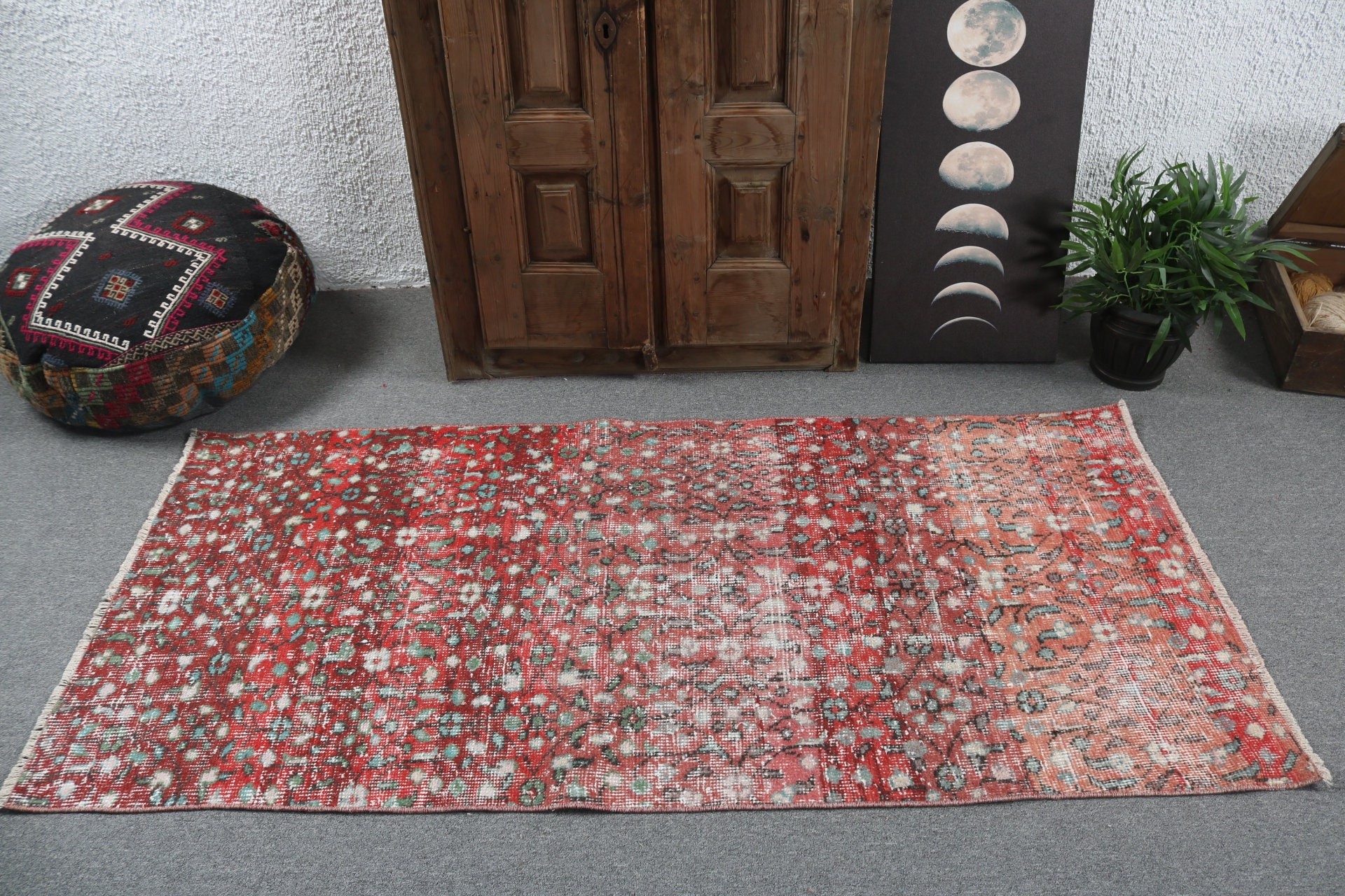 2.9x6.1 ft Accent Halılar, Mutfak Halısı, Çocuk Halısı, Vintage Halılar, Yatak Odası Halıları, Mor Fas Halıları, Boho Halısı, Ev Dekorasyonu Halısı, Türk Halıları