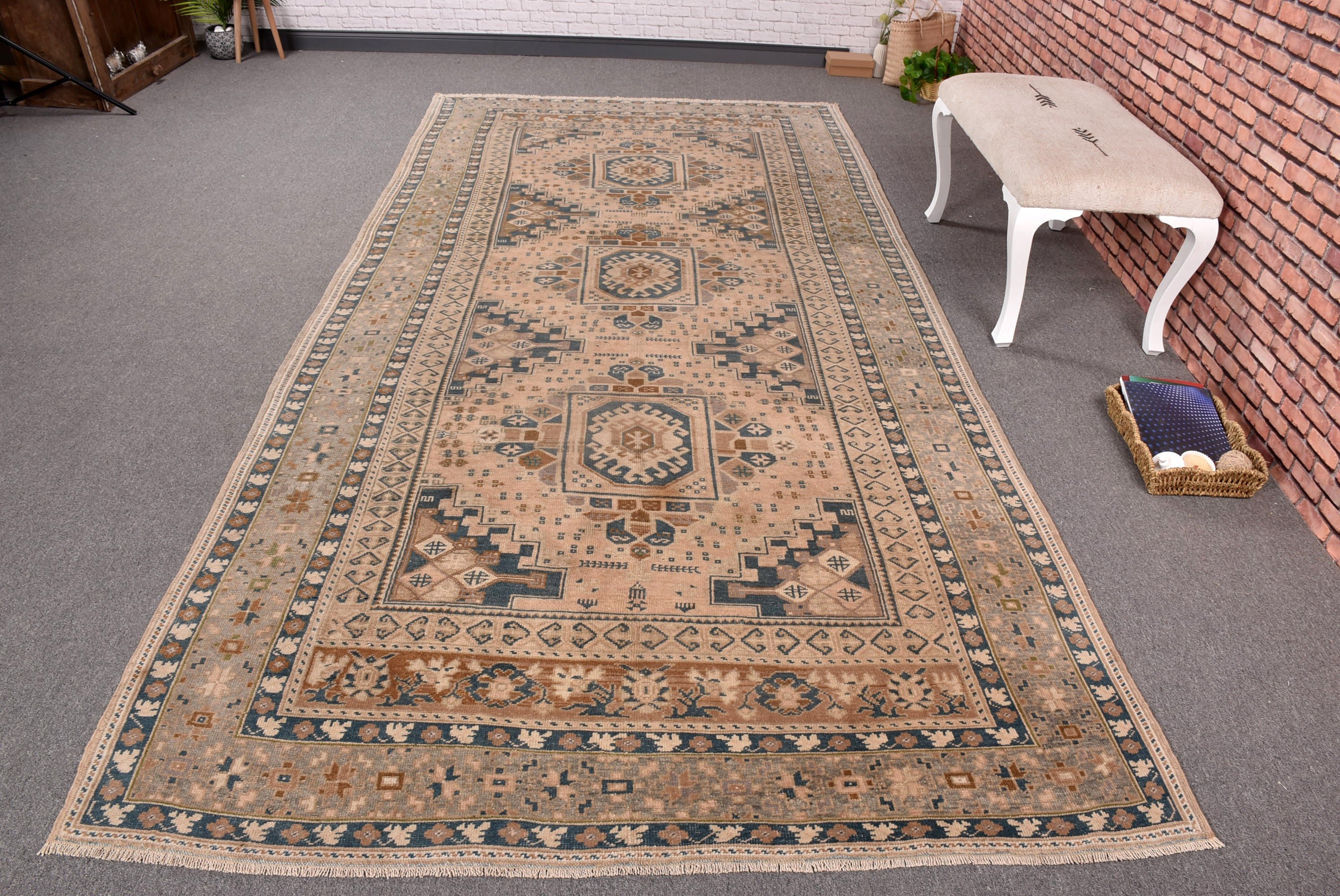 Salon Halıları, Yer Halısı, Turuncu Yatak Odası Halıları, Türk Halısı, Modern Halılar, Etnik Halı, 5.6x11.6 ft Büyük Halılar, Büyük Vintage Halılar, Vintage Halı