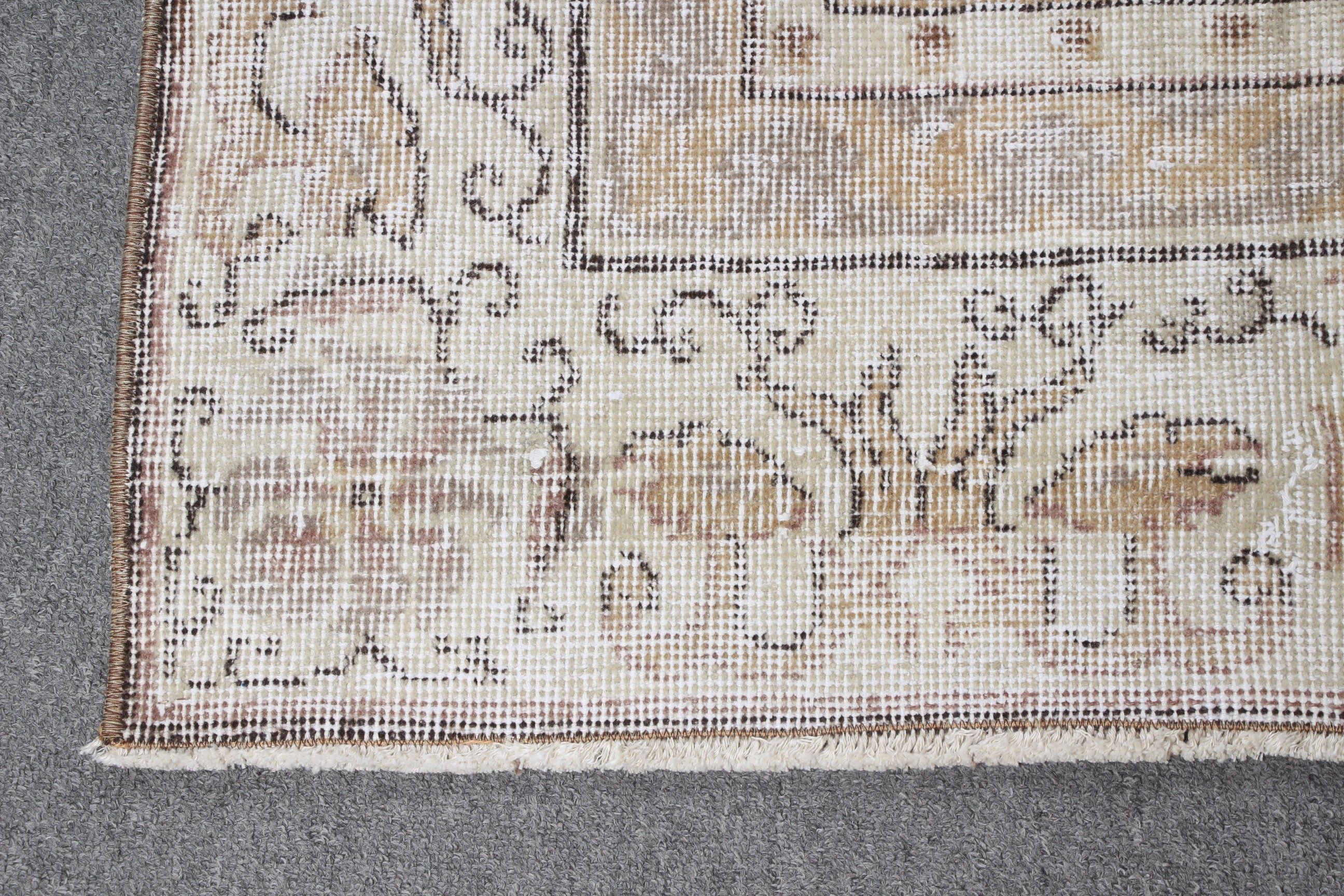 Cool Rugs, Large Oushak Rug, Turkish Rugs, Beige Statement Rugs, 6.2x9.7 ft Large Rugs, Vintage Rug, Modern Rugs, Large Vintage Rugs