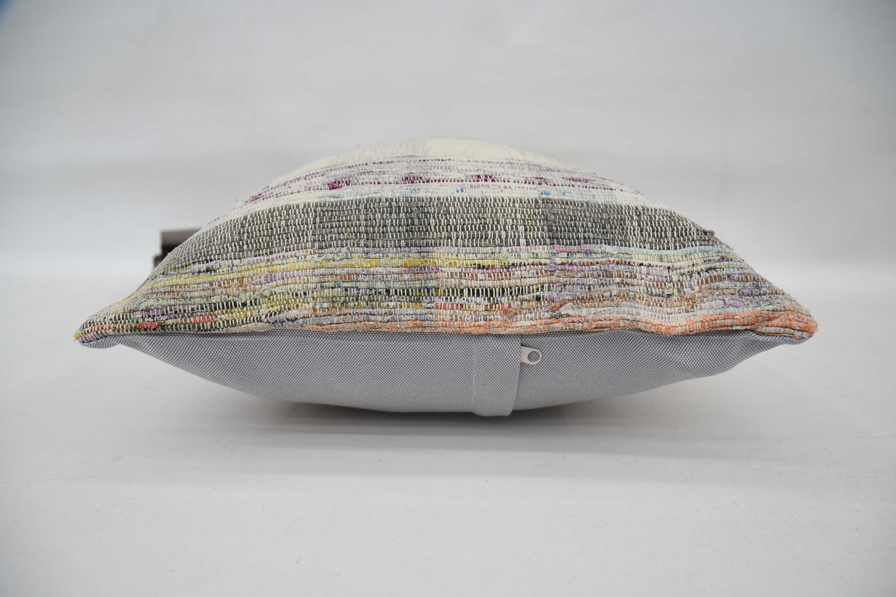 Boho Pillow Sham Cover, Yoga Pillow Sham, Pastel Pillow Sham, Vintage Kilim Throw Pillow, Gift Pillow, 16"x24" Brown Pillow Cover