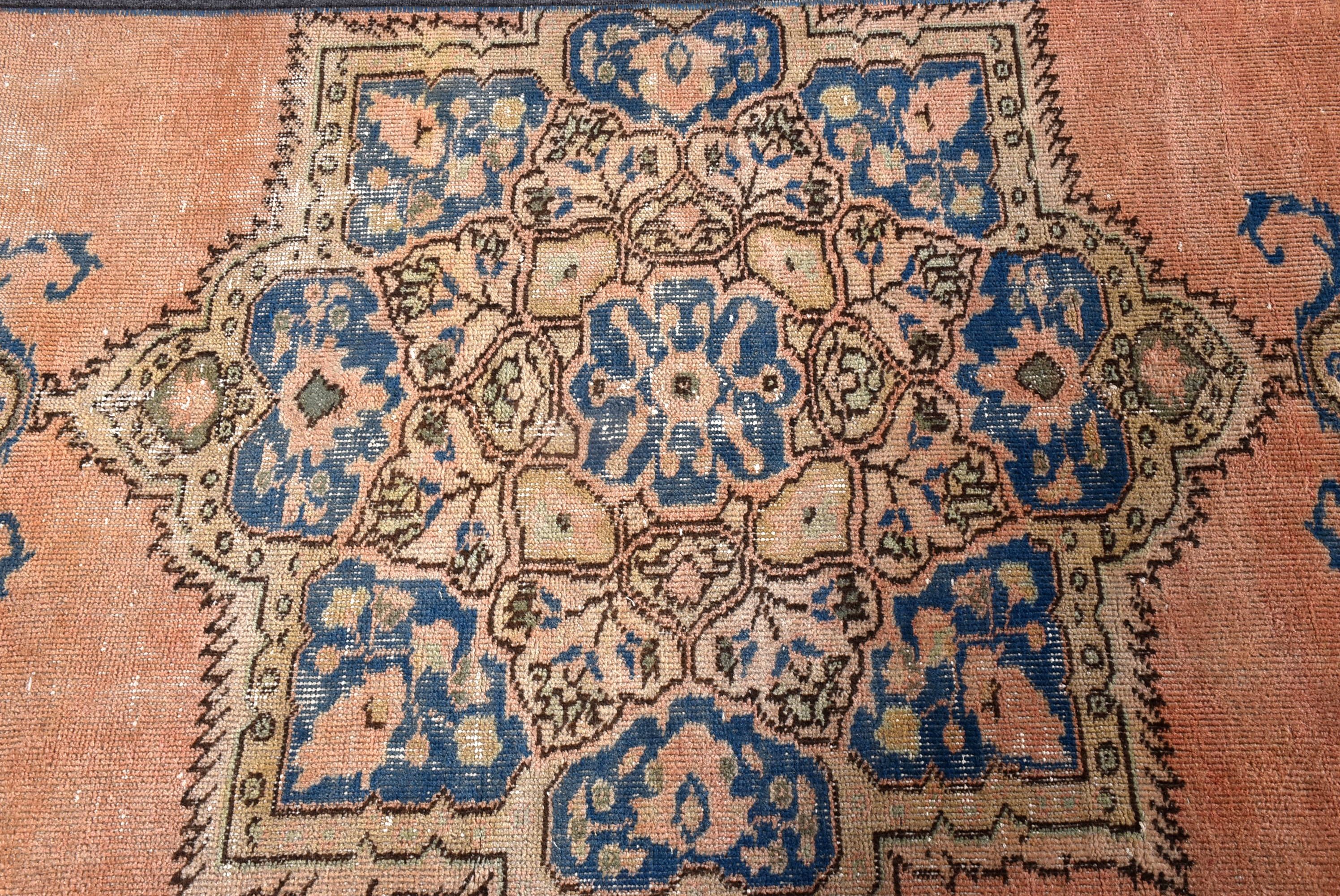 El Dokuma Halı, Vintage Yolluk Halıları, Pembe Fas Halıları, Türk Halısı, Açıklama Halıları, 2.8x9.4 ft Runner Halıları, Vintage Halılar