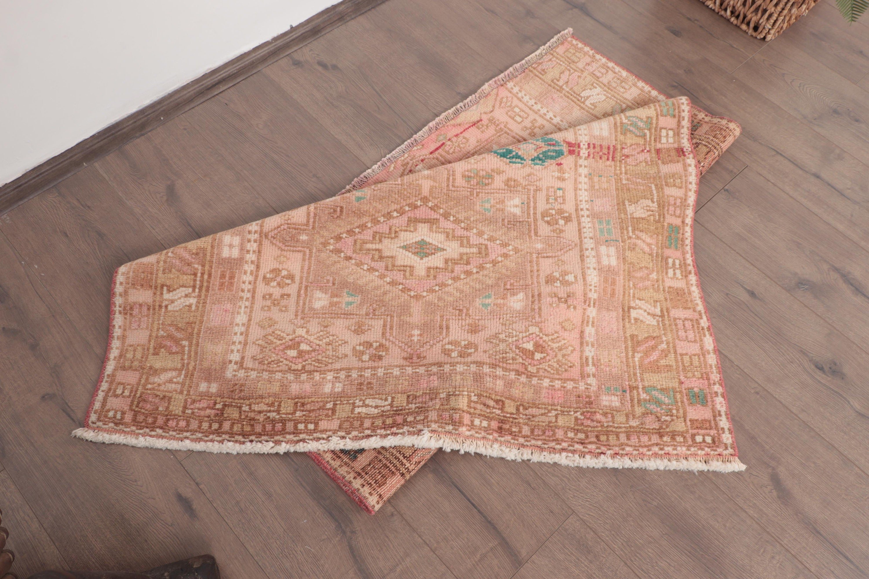 Yatak Odası Halıları, Vintage Halılar, Türk Halısı, Bej Antika Halılar, Yatak Odası Halıları, Boho Halılar, Düz Dokuma Halı, 3.3x4.5 ft Küçük Halı, Giriş Halısı