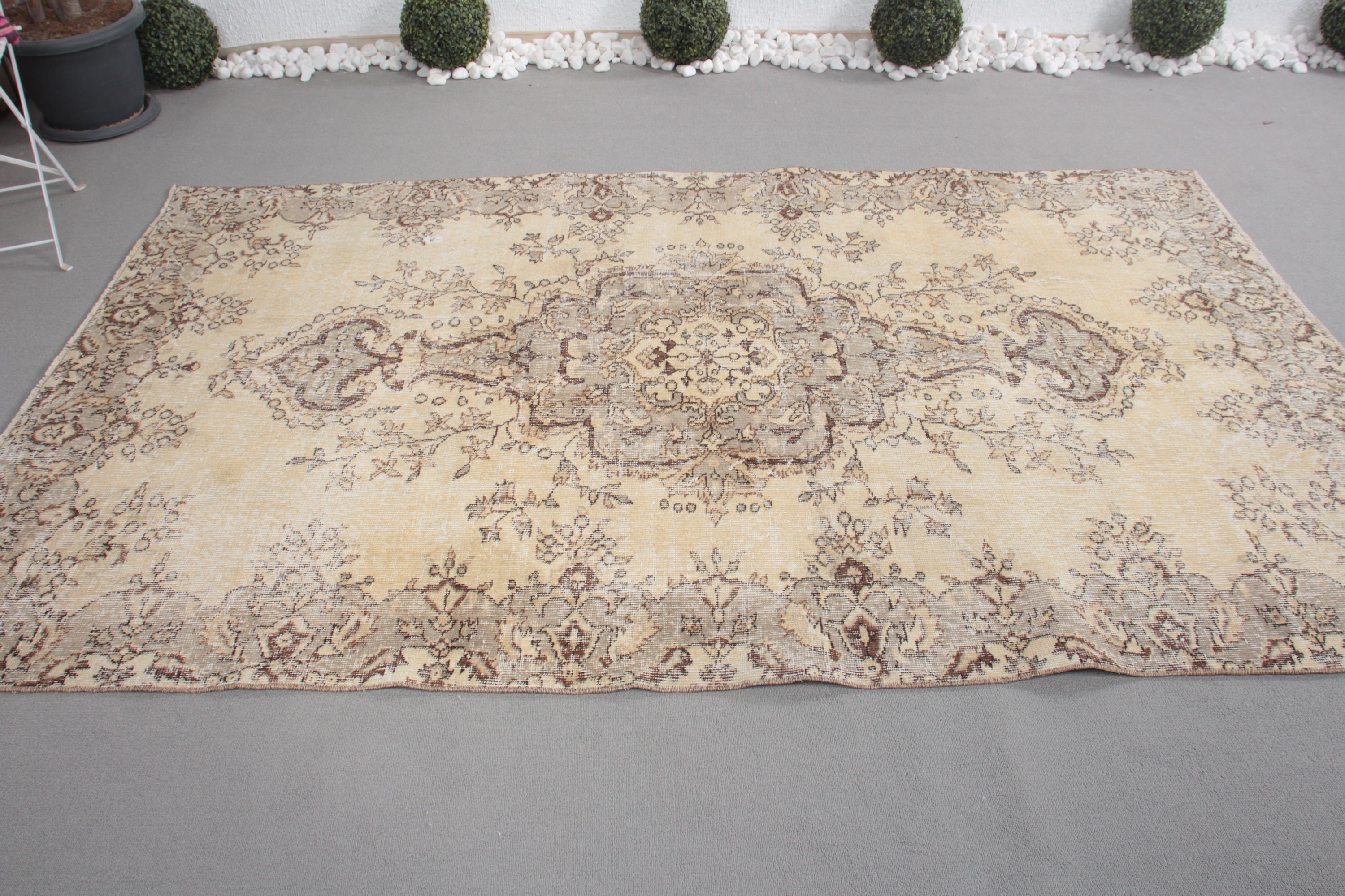 Oturma Odası Halıları, Mutfak Halısı, 5.2x8.5 ft Büyük Halı, Türk Halıları, Oryantal Halı, Yatak Odası Halıları, Vintage Halılar, Bej Yatak Odası Halıları