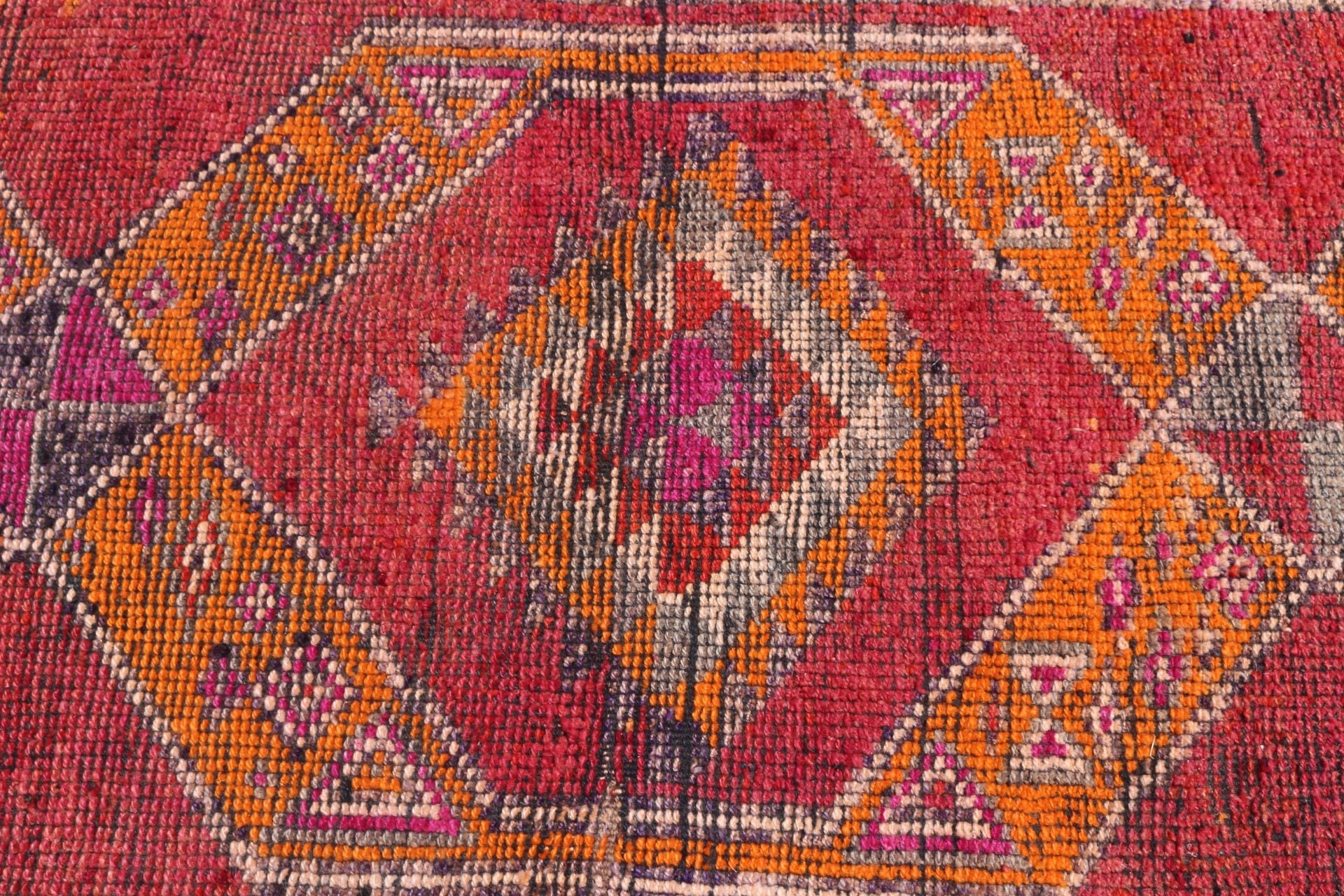 Turkish Rugs, 3.1x10.8 ft Runner Rugs, Stair Rug, Orange Anatolian Rug, Wool Rug, Rugs for Corridor, Bedroom Rug, Vintage Rug, Hallway Rug