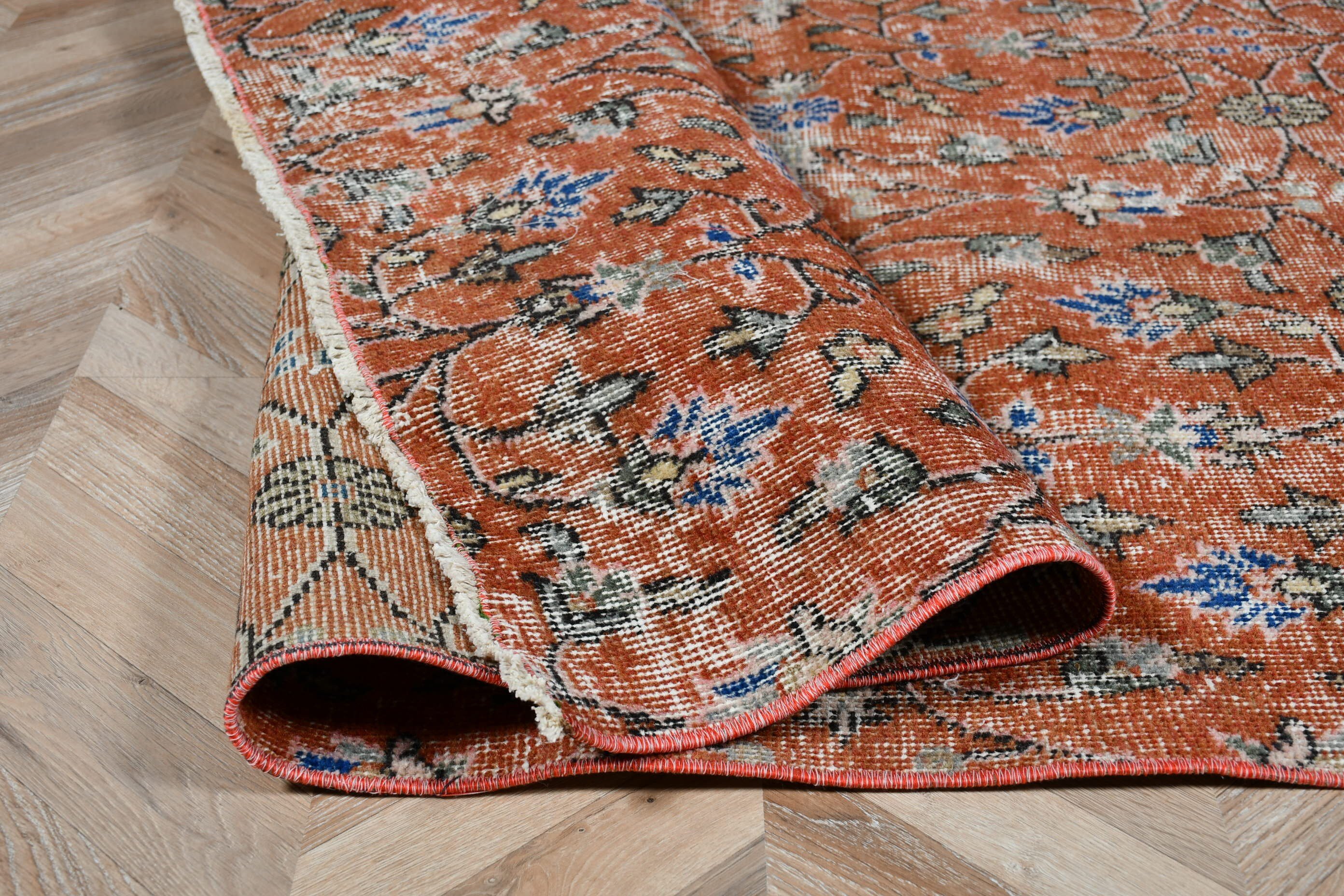 Yün Halılar, Çocuk Halısı, Türk Halısı, Yatak Odası Halıları, Vintage Halılar, Yatak Odası Halıları, Kırmızı Anadolu Halısı, Mutfak Halıları, 3.6x6.6 ft Accent Halı