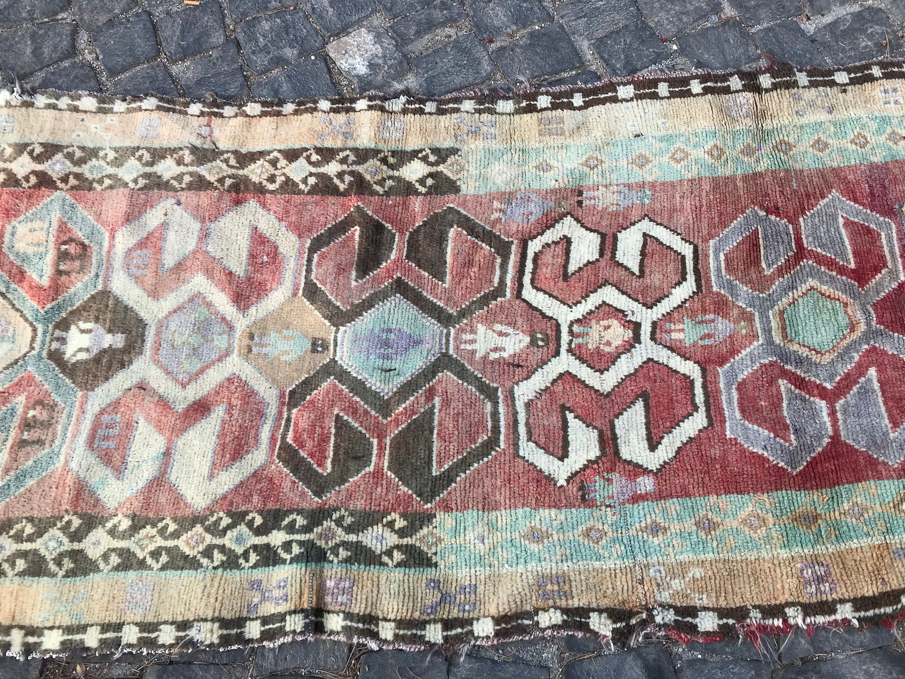 Rugs for Entry, Nursery Rug, Turkish Rugs, Vintage Rug, Wool Rug, Entry Rugs, Red  3.1x6.1 ft Accent Rugs, Antique Rugs