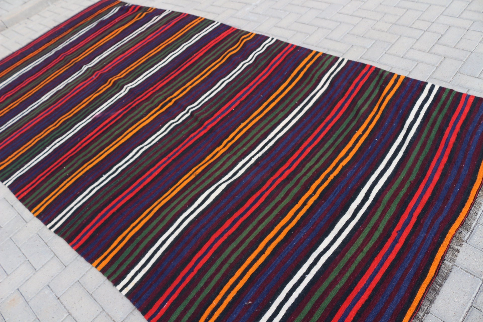 Oturma Odası Halıları, Kilim, Türk Halısı, 5.8x11.8 ft Büyük Halı, Vintage Halı, Siyah Ev Dekor Halısı, Yatak Odası Halısı, Ev Dekor Halıları, Havalı Halılar