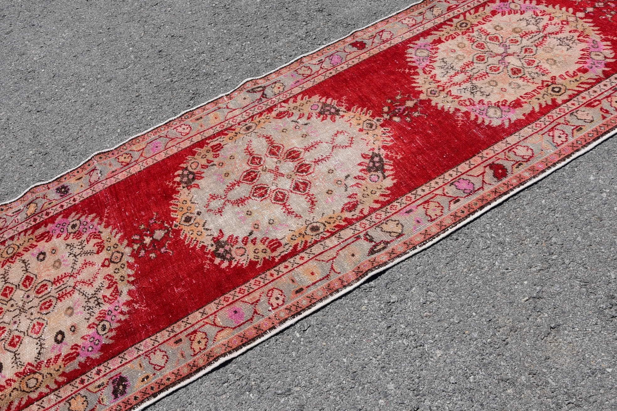 Anadolu Halısı, 3.1x12.2 ft Yolluk Halıları, Merdiven Halıları, Koridor Halısı, Yer Halısı, Aztek Halıları, Vintage Halı, Türk Halısı, Koridor Halısı, Eski Halı