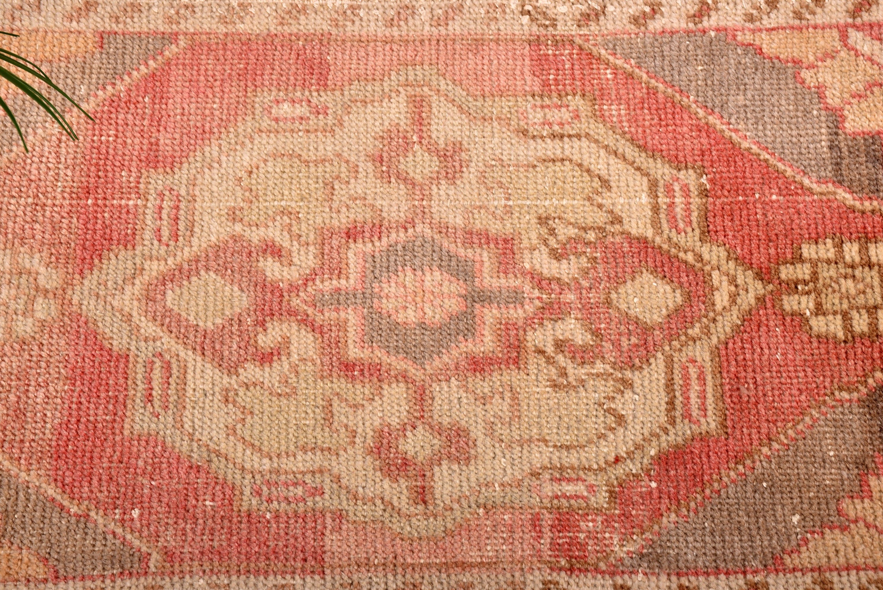 1.5x2.8 ft Küçük Halılar, Boho Halı, Nötr Halılar, Türk Halıları, Mutfak Halıları, Vintage Halı, Pembe El Dokuma Halı, Araba Paspas Halısı, Düz Dokuma Halılar