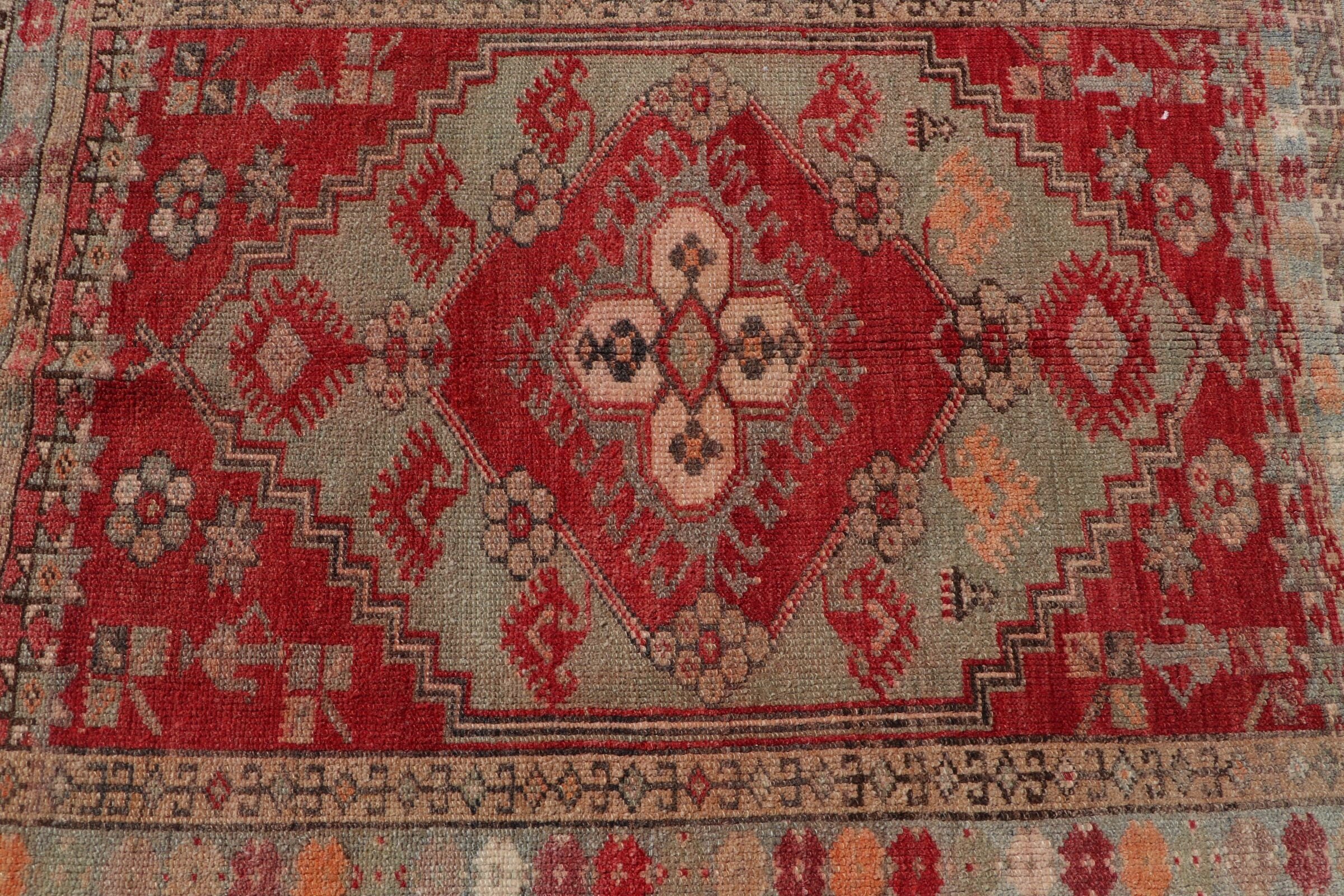Bedroom Rugs, Red  4.2x5 ft Accent Rug, Vintage Rug, Oriental Rug, Anatolian Rug, Designer Rug, Turkish Rugs, Kitchen Rug