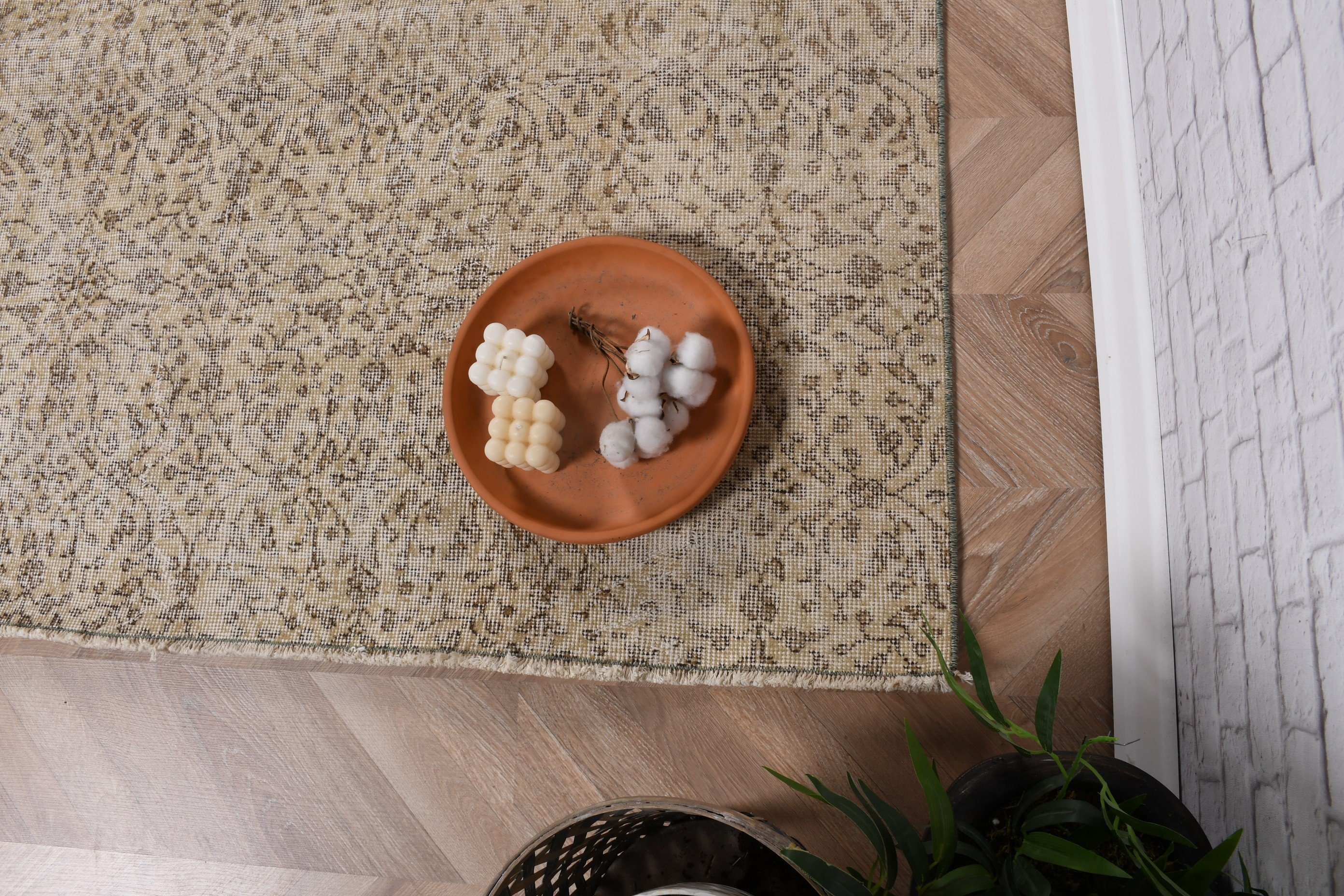 Vintage Rug, Turkish Rug, Neutral Rugs, Ethnic Rugs, Salon Rug, Beige Home Decor Rugs, Anatolian Rugs, 5.1x7.9 ft Large Rug, Large Boho Rug