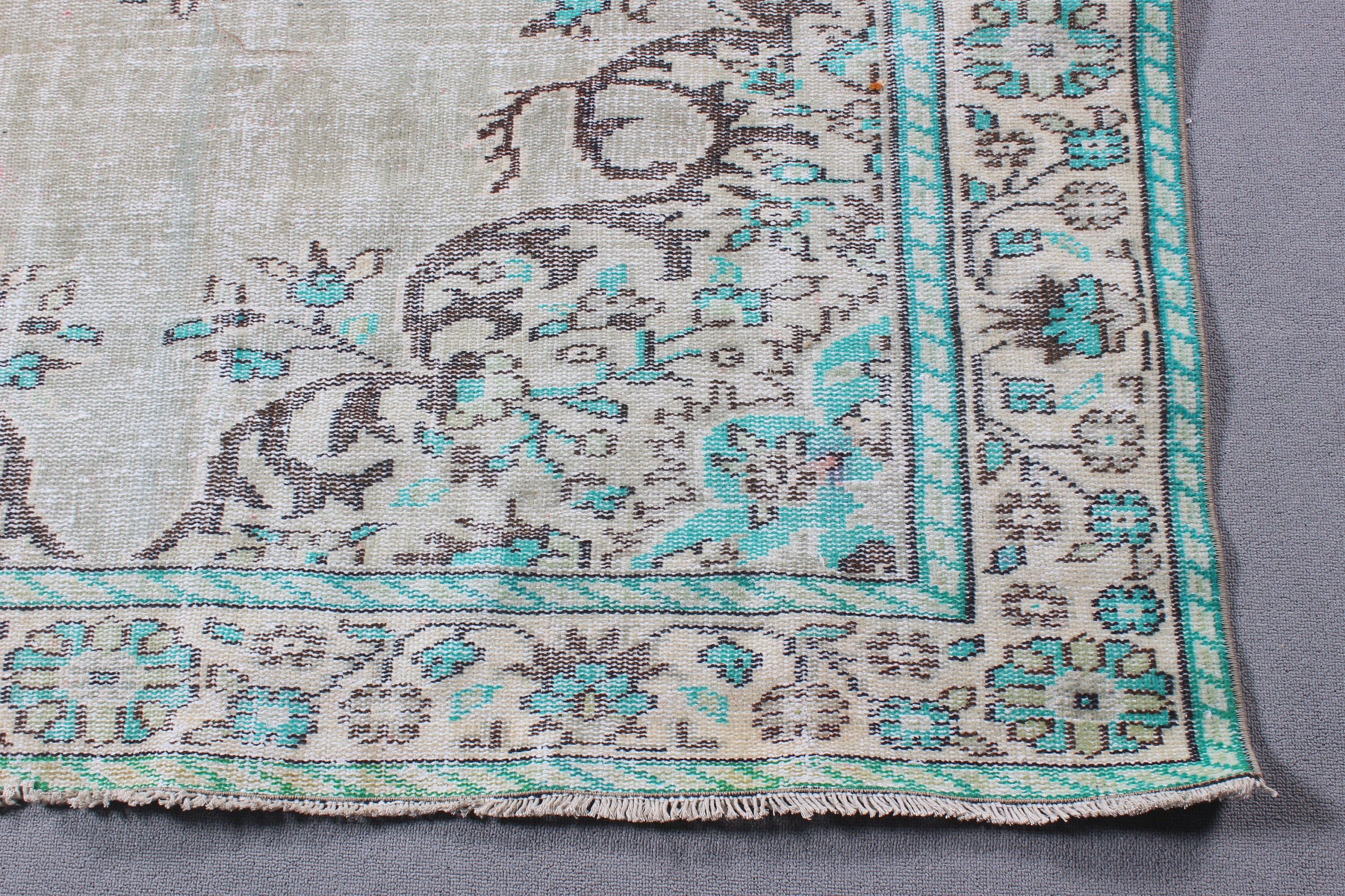 Boho Rug, Turkish Rugs, Beige Flatweave Rugs, Dining Room Rugs, Vintage Rug, Statement Rug, Large Vintage Rugs, 5.5x8.9 ft Large Rugs