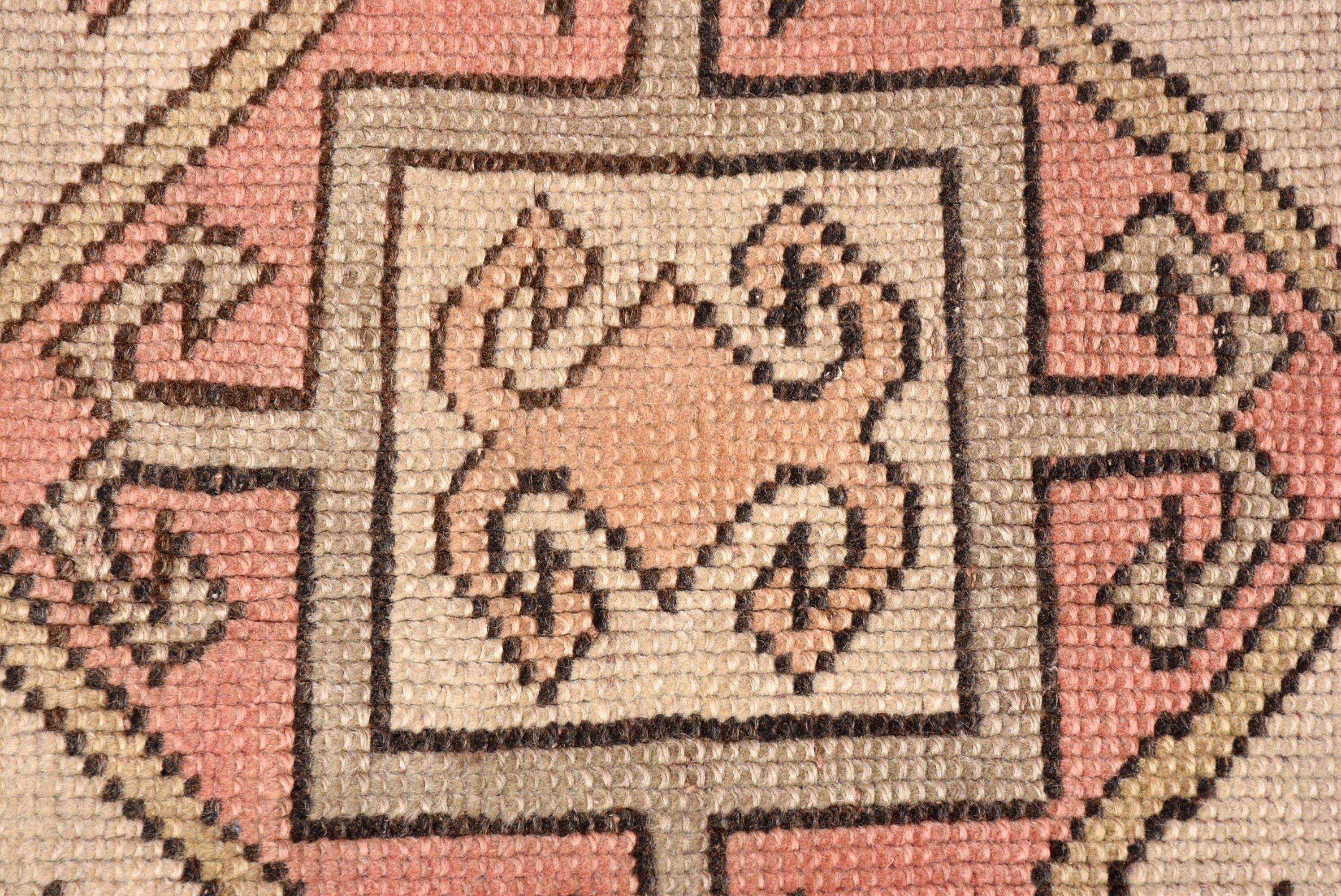 Vintage Rugs, Vintage Accent Rugs, Decorative Rug, Luxury Rug, Moroccan Rug, Pink Kitchen Rugs, Turkish Rugs, 3.9x3.9 ft Accent Rugs