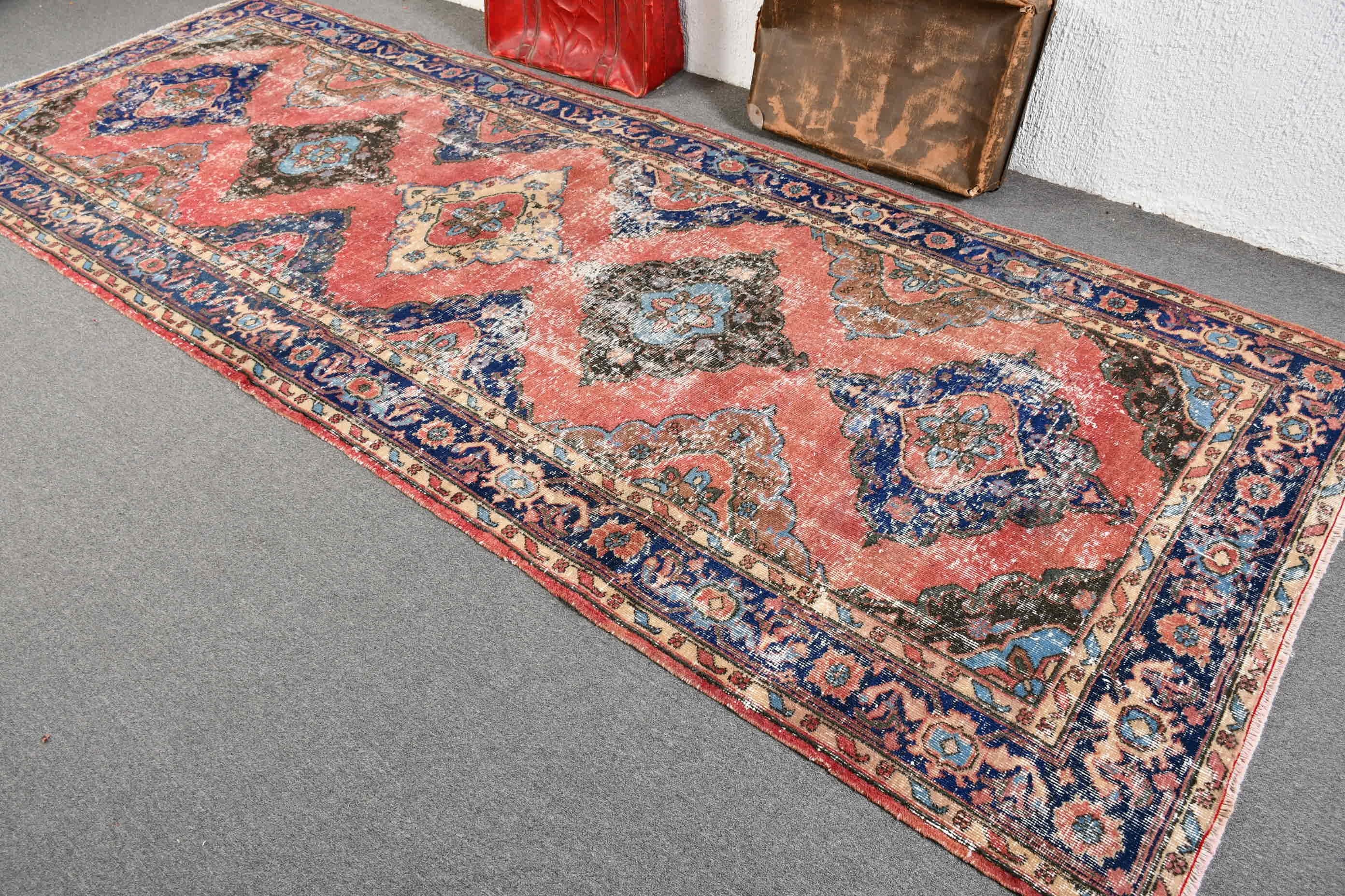 Ev Dekor Halısı, Kırmızı Antika Halılar, Vintage Halı, Runner Halıları, 4.8x12.1 ft Runner Halıları, Mutfak Halıları, Merdiven Halısı, Türk Halıları, Oushak Halısı