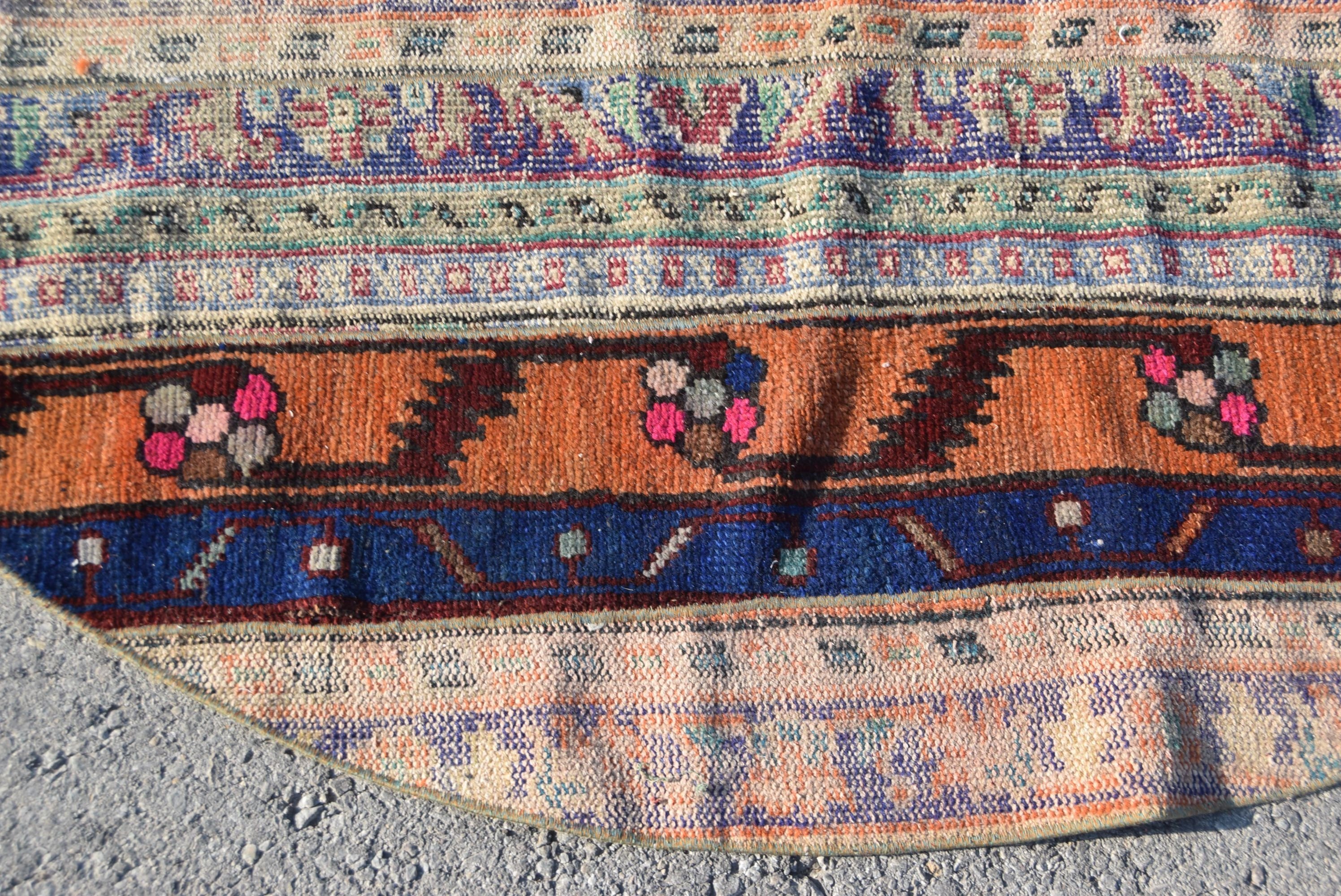 Turkish Rugs, Anatolian Rug, Tribal Rug, Moroccan Rug, Blue Home Decor Rug, 6.3x6.2 ft Area Rug, Floor Rugs, Vintage Rugs, Nursery Rug