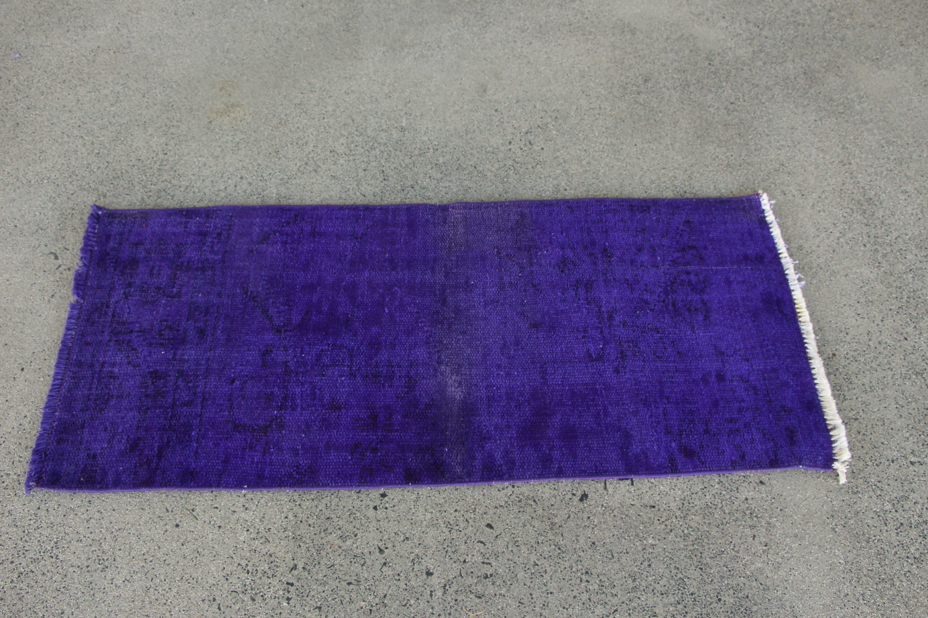 Custom Rug, Vintage Rugs, Bath Rugs, Nursery Rugs, Purple  1.6x3.7 ft Small Rug, Home Decor Rugs, Turkish Rug