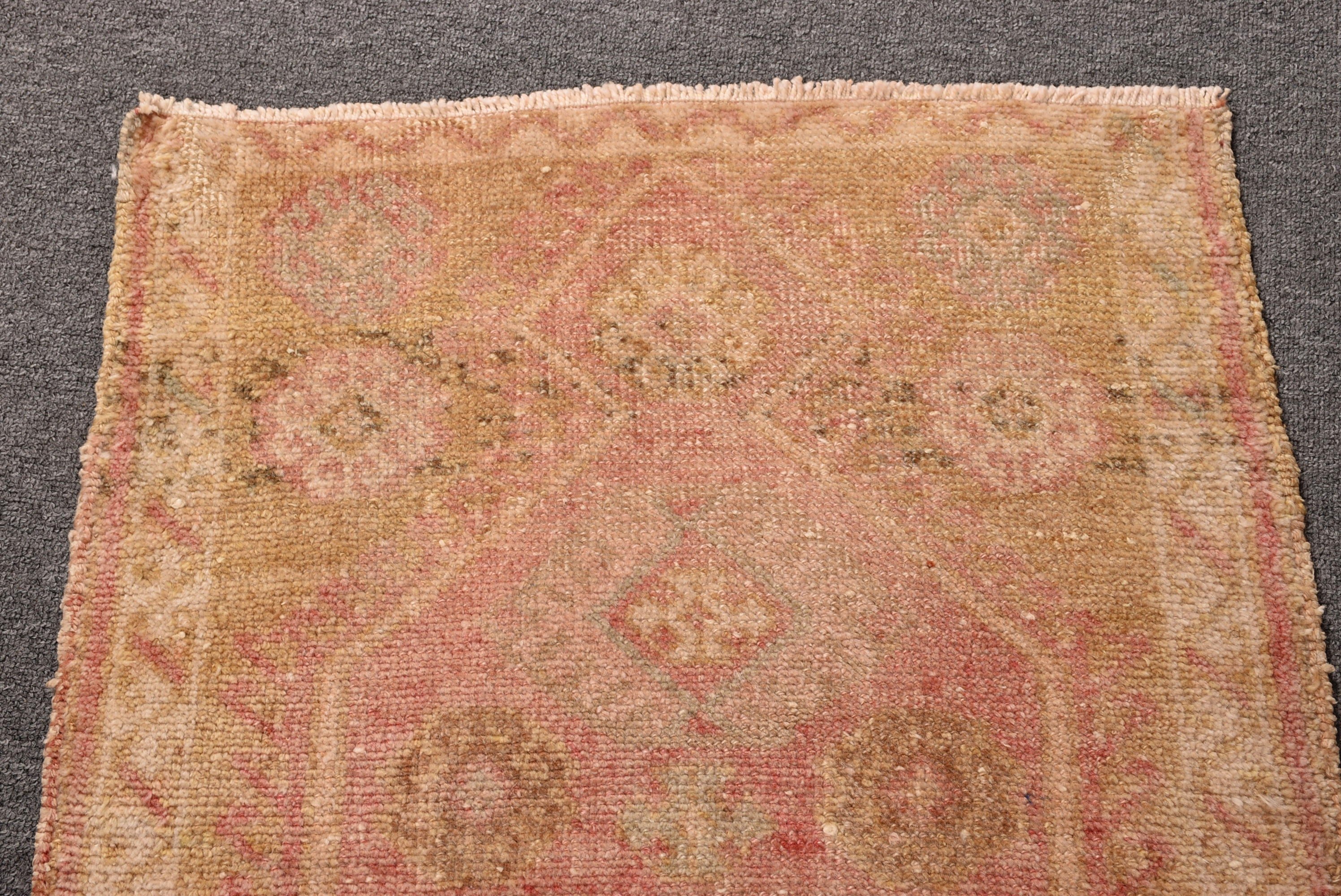 Flatweave Rugs, Bedroom Rug, Wall Hanging Rugs, 1.9x3.1 ft Small Rugs, Home Decor Rug, Turkish Rugs, Pink Kitchen Rug, Vintage Rugs