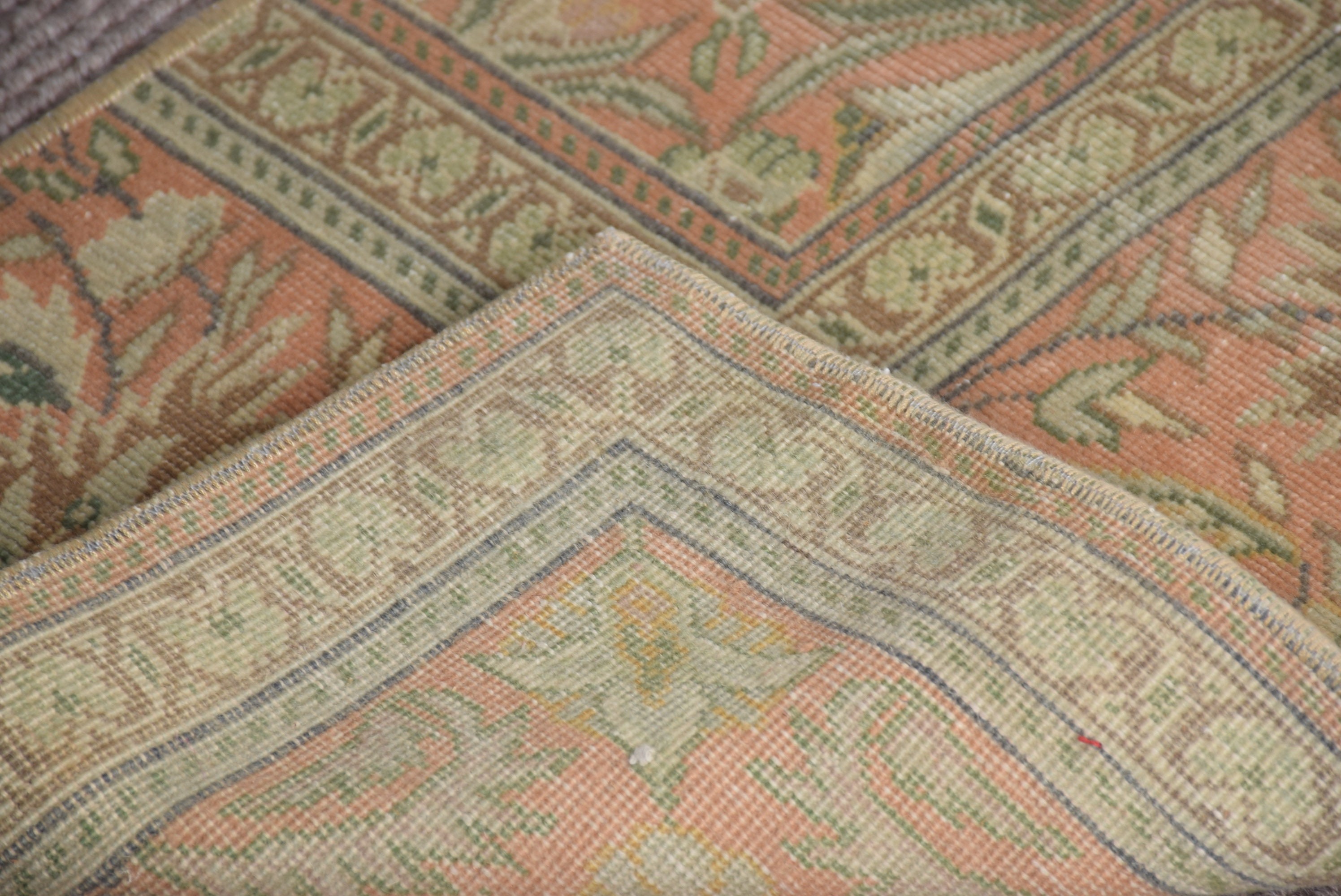 Home Decor Rugs, Pink Home Decor Rugs, Bath Rug, Office Rug, Vintage Rug, 1.5x3.2 ft Small Rug, Antique Rugs, Turkish Rug, Bathroom Rug