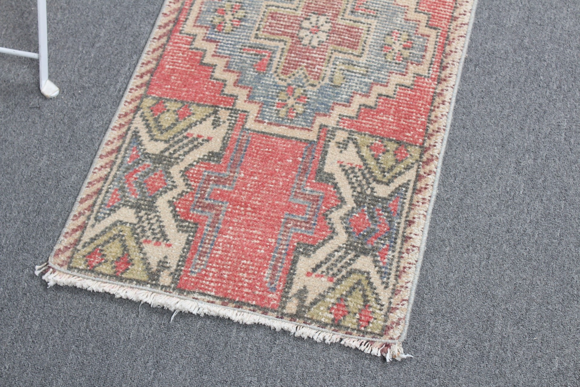 Turkish Rug, Antique Rug, 1.6x3 ft Small Rug, Bedroom Rug, Kitchen Rug, Vintage Rugs, Rugs for Kitchen, Bathroom Rugs, Red Bedroom Rug