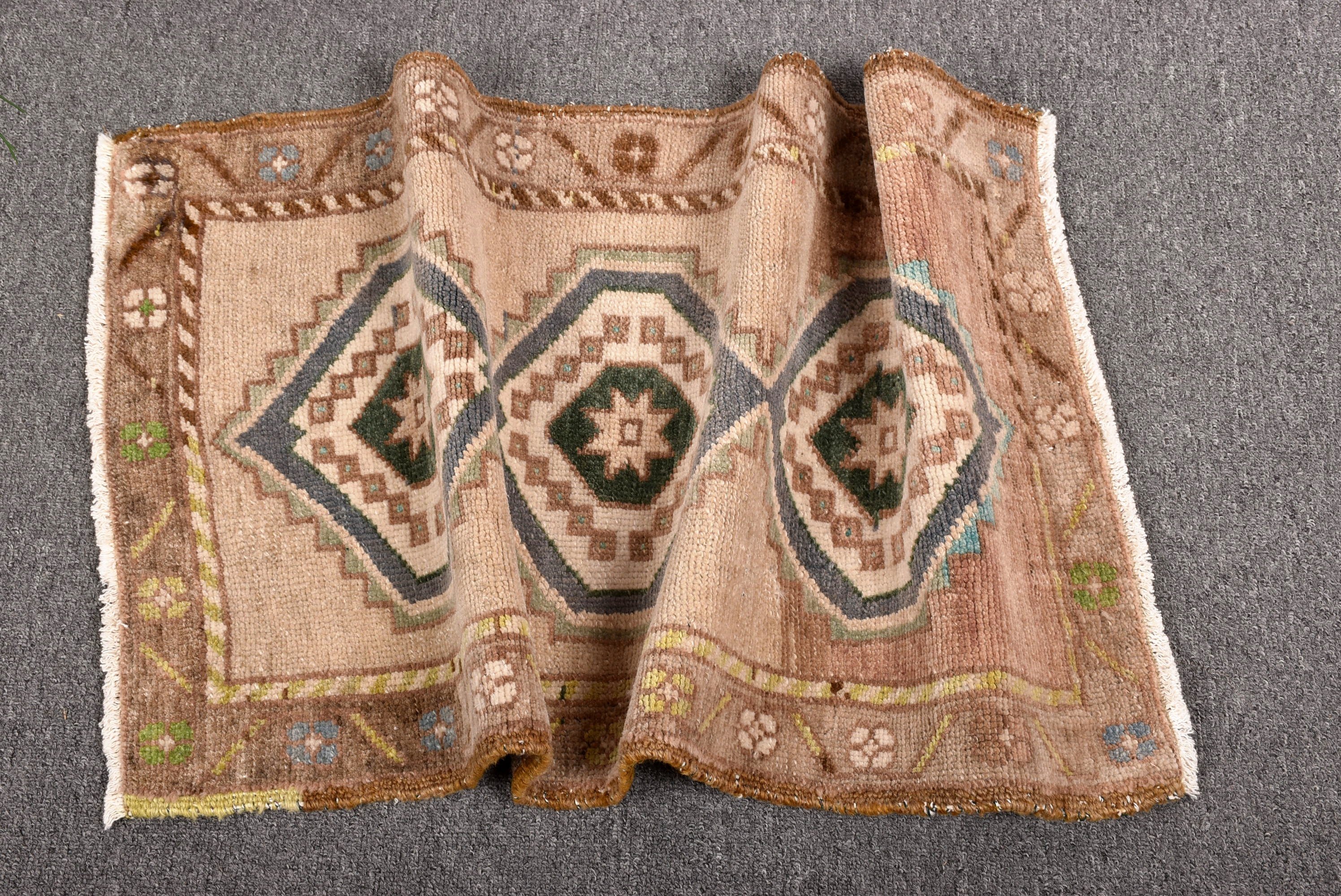 Küçük Boho Halıları, Yeşil Ev Dekorasyonu Halıları, Yatak Odası Halıları, Araba Paspas Halıları, Ev Dekorasyonu Halıları, Vintage Halı, Türk Halısı, 1.5x2.7 ft Küçük Halı