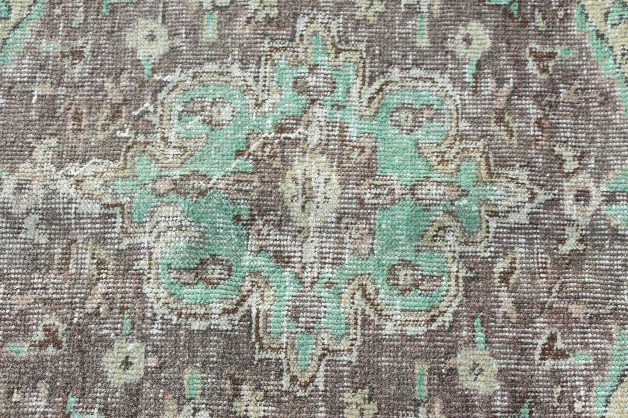 5.3x8.5 ft Büyük Halılar, Bej Yer Halıları, Bohem Halısı, Türk Halısı, Vintage Halılar, Yün Halı, Büyük Oushak Halısı, Boho Halıları, Oturma Odası Halıları