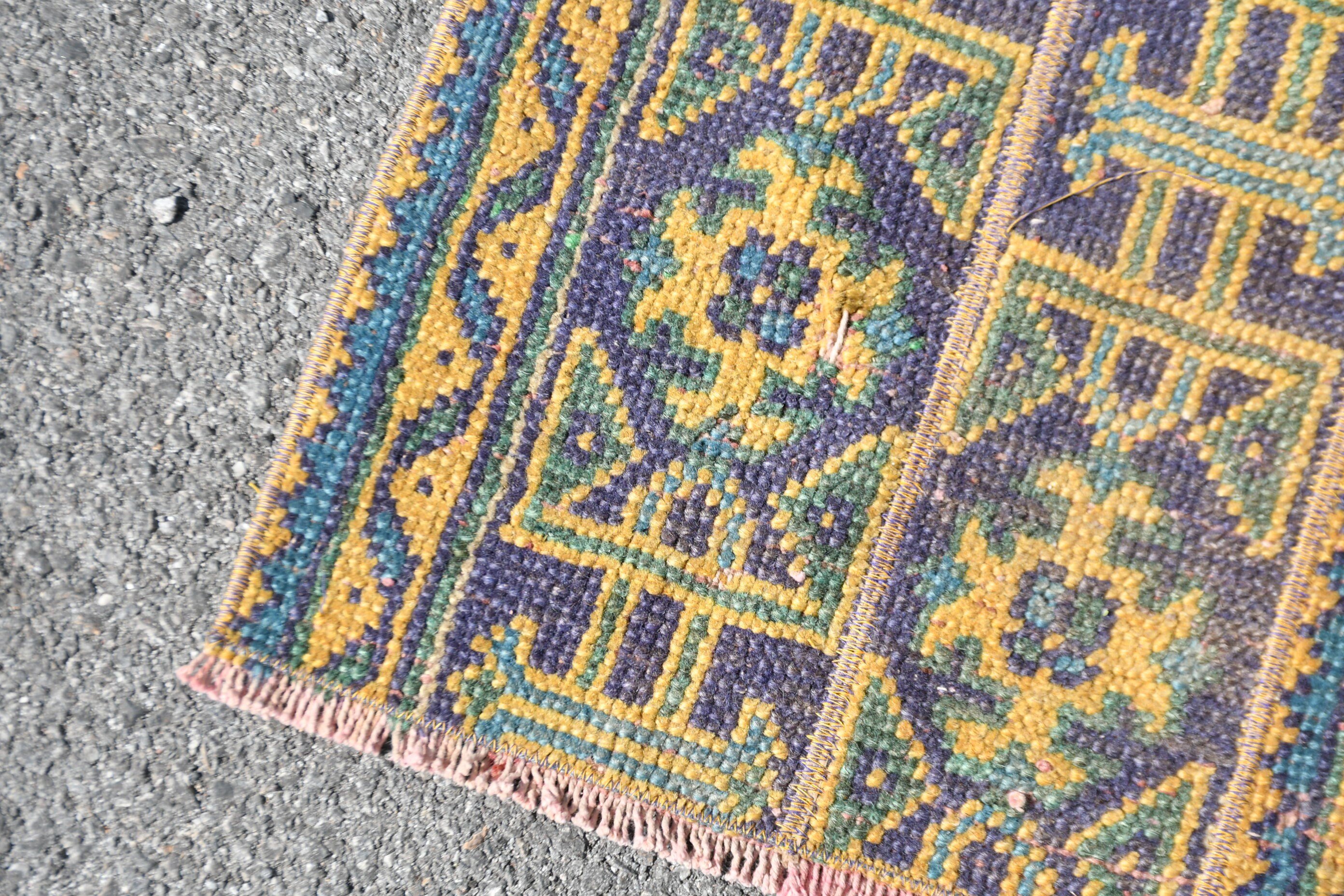 Mutfak Halısı, Yatak Odası Halıları, Çocuk Halıları, 1.9x3.5 ft Küçük Halı, Yün Halı, Vintage Halılar, Türk Halıları, Mutfak Halıları, Mavi Fas Halıları