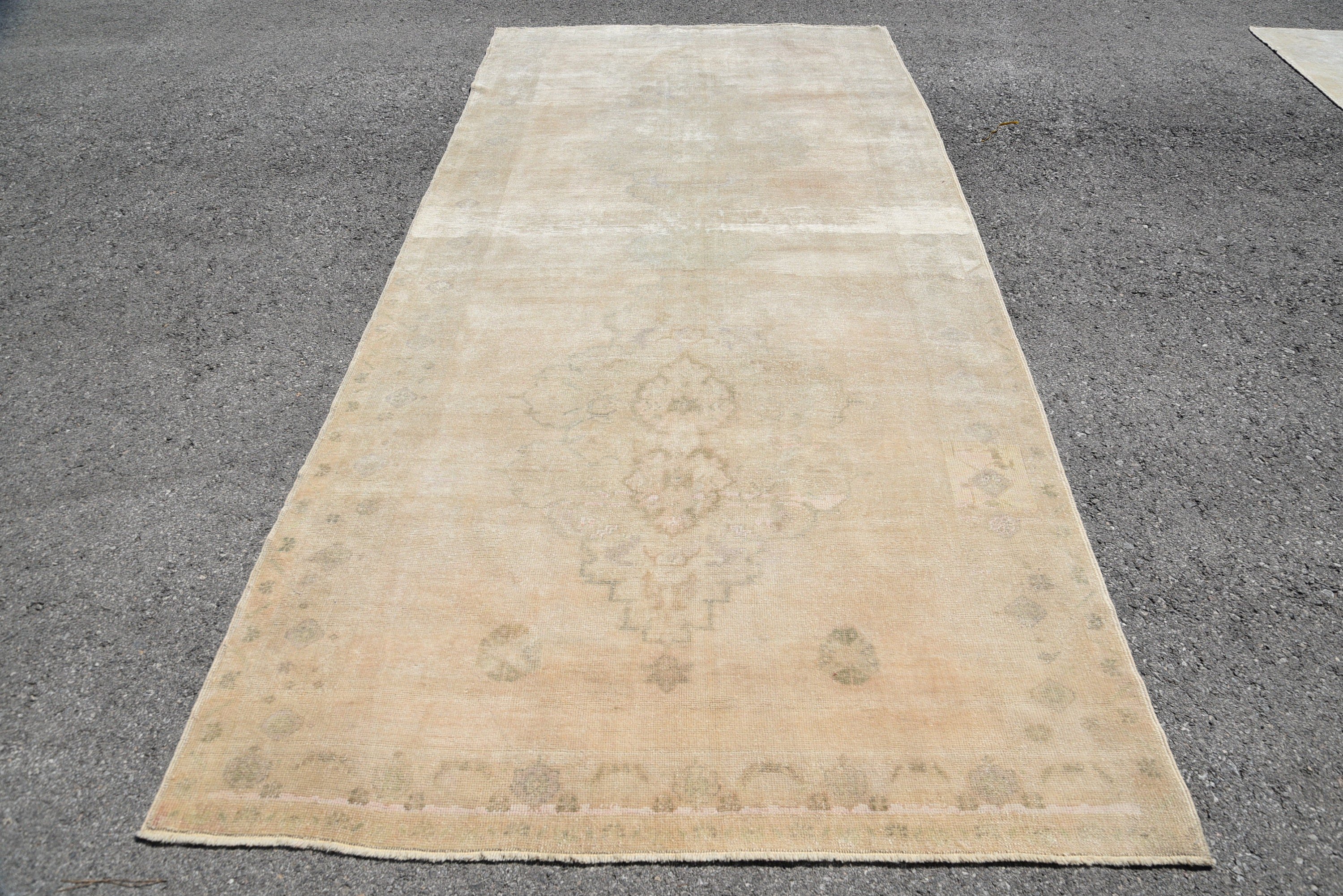 Vintage Halı, Vintage Dekor Halıları, Türk Halısı, Oturma Odası Halıları, Yatak Odası Halısı, Yün Halısı, Oushak Halıları, Salon Halısı, 5.2x10.8 ft Büyük Halılar