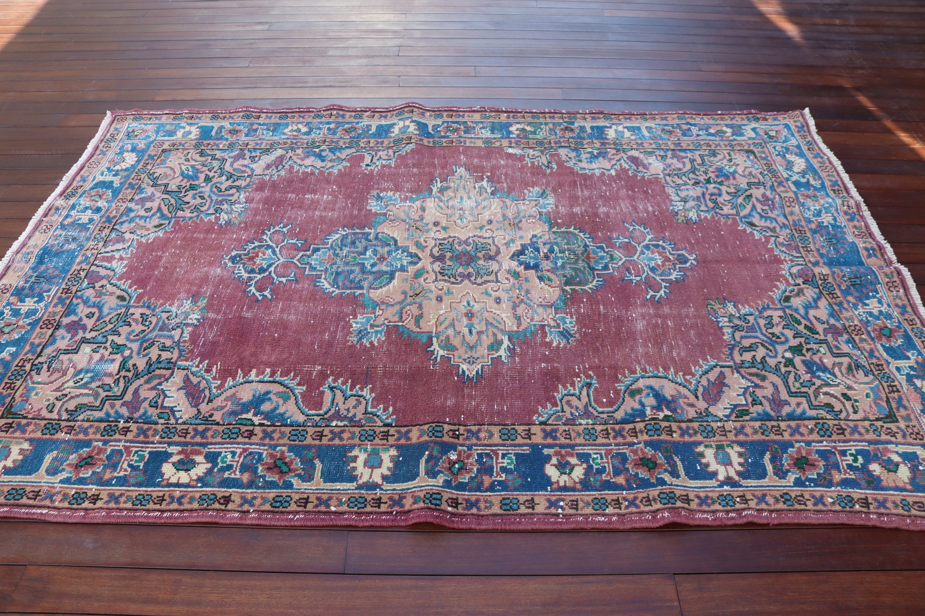 5.5x8.1 ft Büyük Halılar, Mor Soğuk Halı, Vintage Halılar, Geometrik Halı, Yemek Odası Halıları, Etnik Halılar, Türk Halısı, Büyük Boho Halısı, Boho Halıları