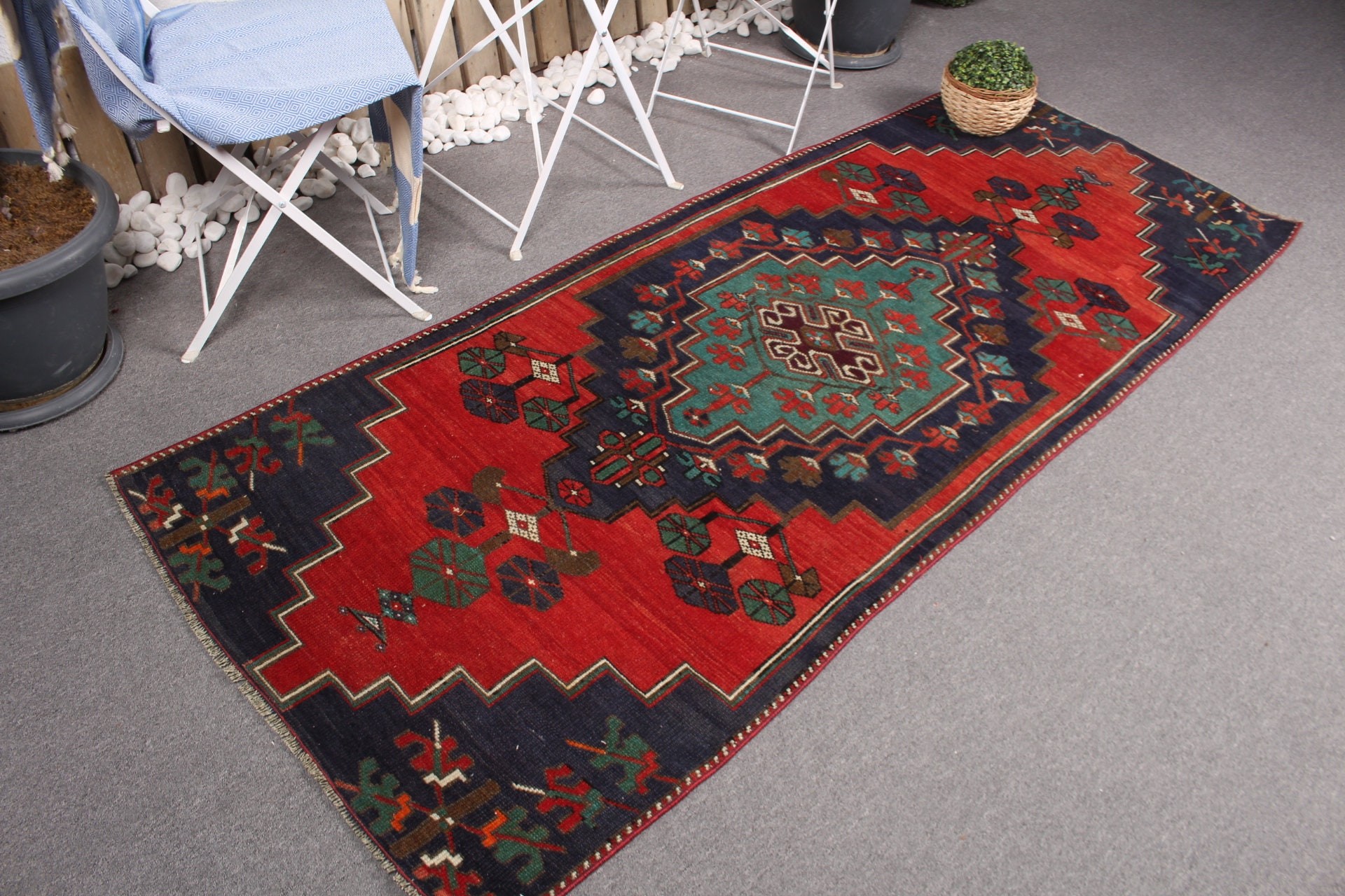 Red Cool Rug, Bedroom Rug, Vintage Rug, Turkish Rug, Moroccan Rug, Old Rug, Rugs for Nursery, Cool Rug, Kitchen Rug, 3.1x7.7 ft Accent Rugs