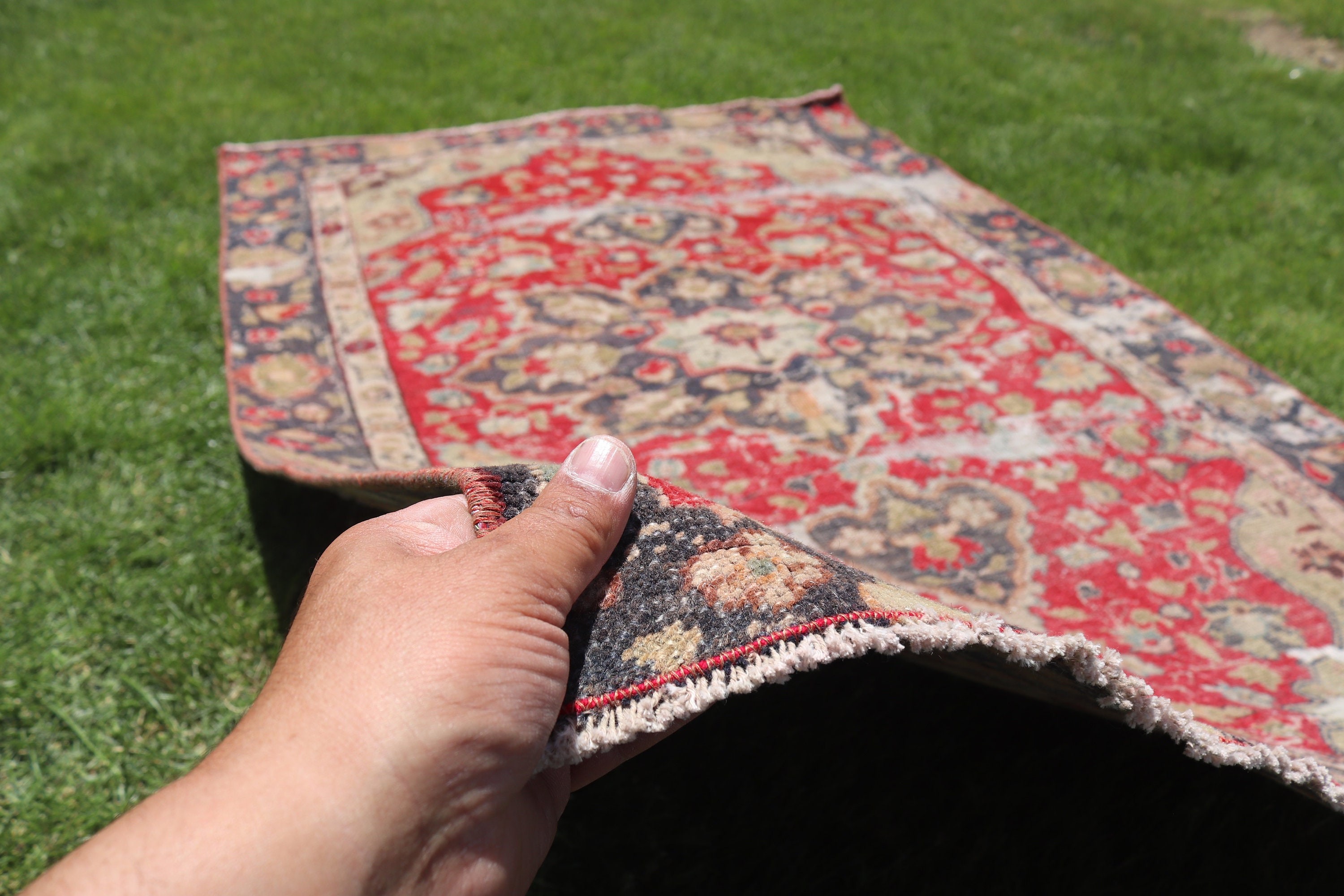 3,7x5,6 ft Accent Halı, Yatak Odası Halısı, Vintage Halı, Vintage Vurgulu Halılar, Giriş Halıları, Türk Halıları, Mutfak Halıları, Kırmızı Açıklama Halısı