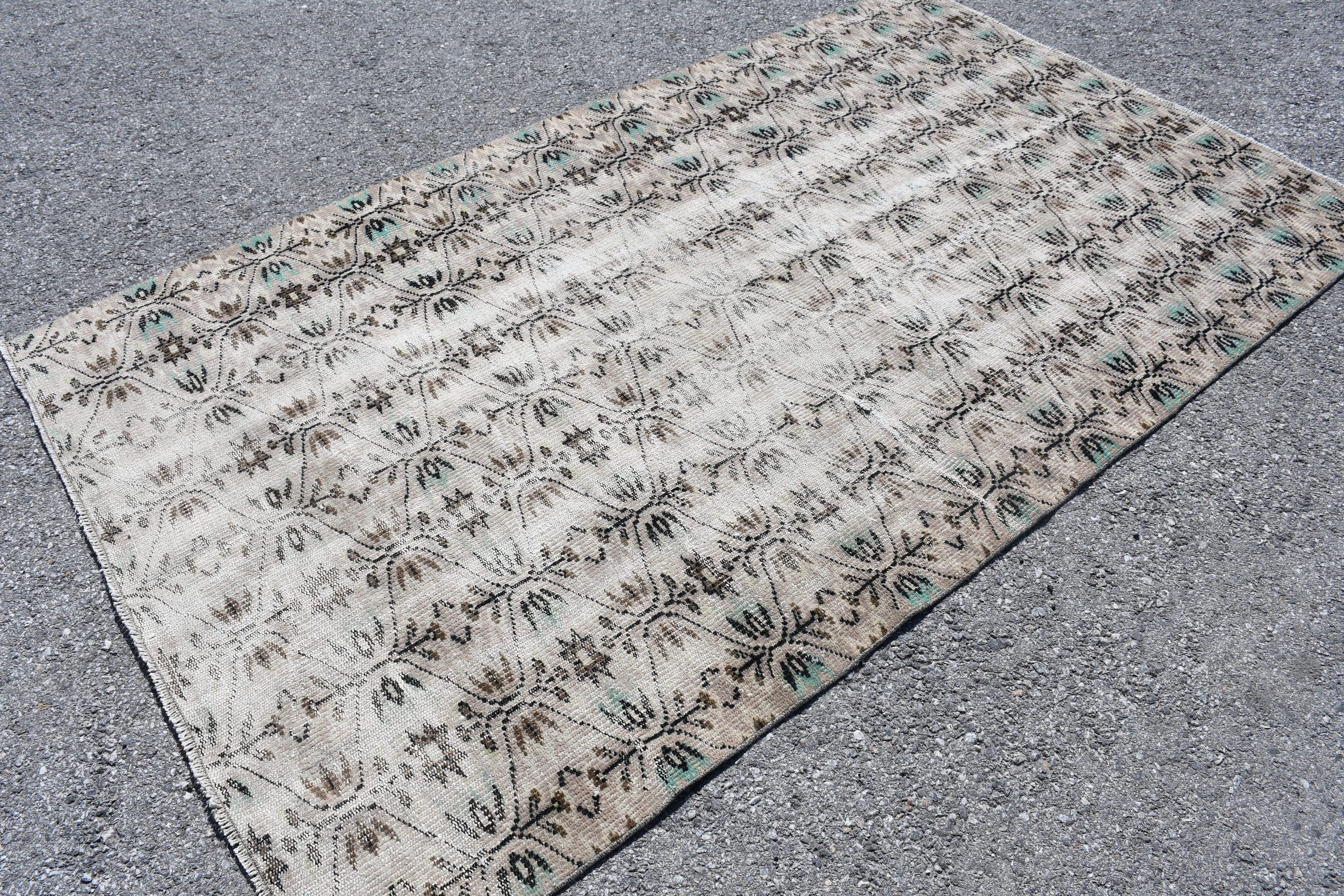 Vintage Rugs, Brown Bedroom Rug, Rugs for Nursery, Floor Rug, Antique Rug, Turkish Rug, Office Rug, 4.8x8.3 ft Area Rug, Living Room Rug