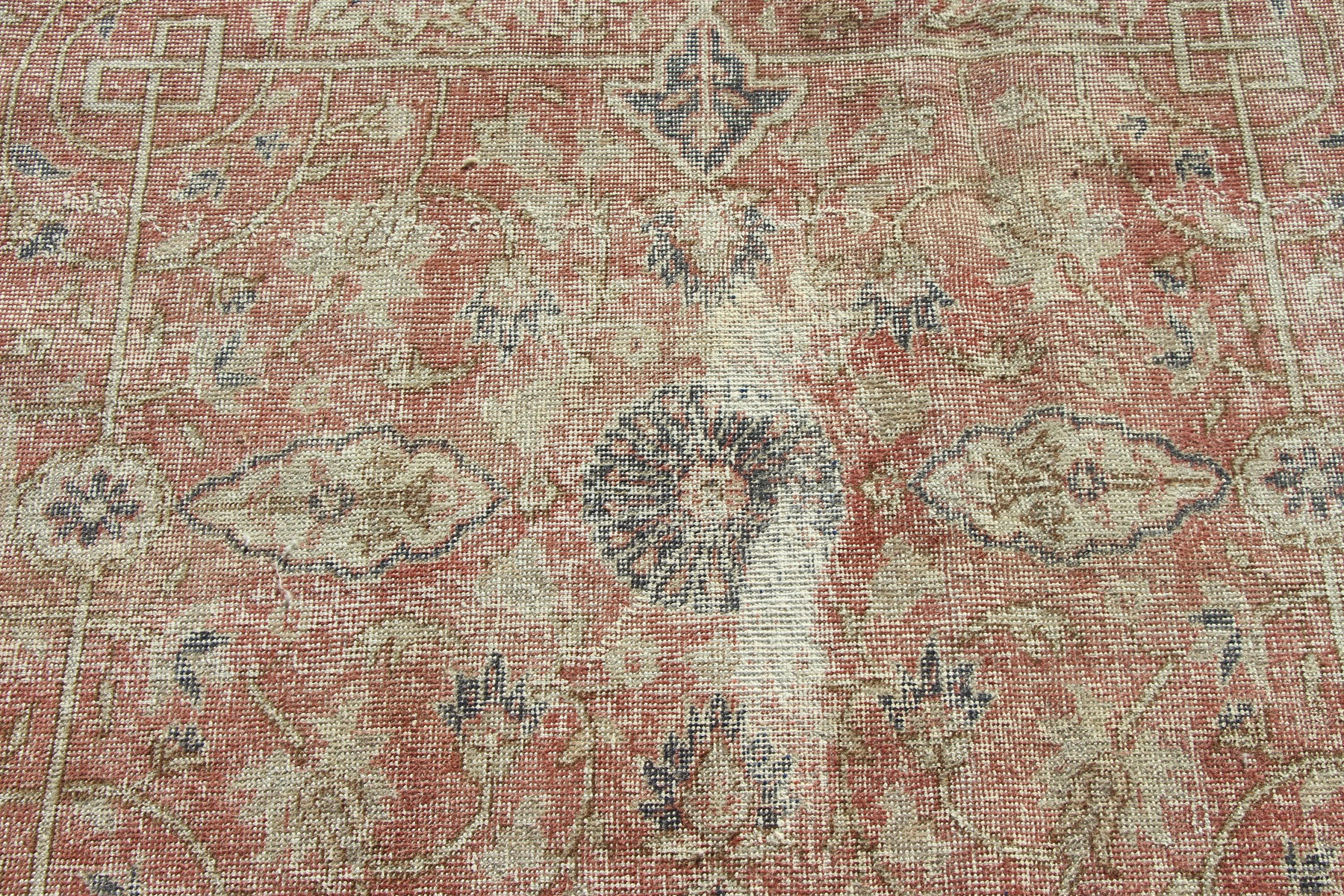 Kırmızı 2.6x13.2 ft Runner Halıları, Oryantal Halılar, Türk Halısı, Koridor Halısı, Ofis Halısı, Oushak Halısı, Vintage Halı, Merdiven Halıları