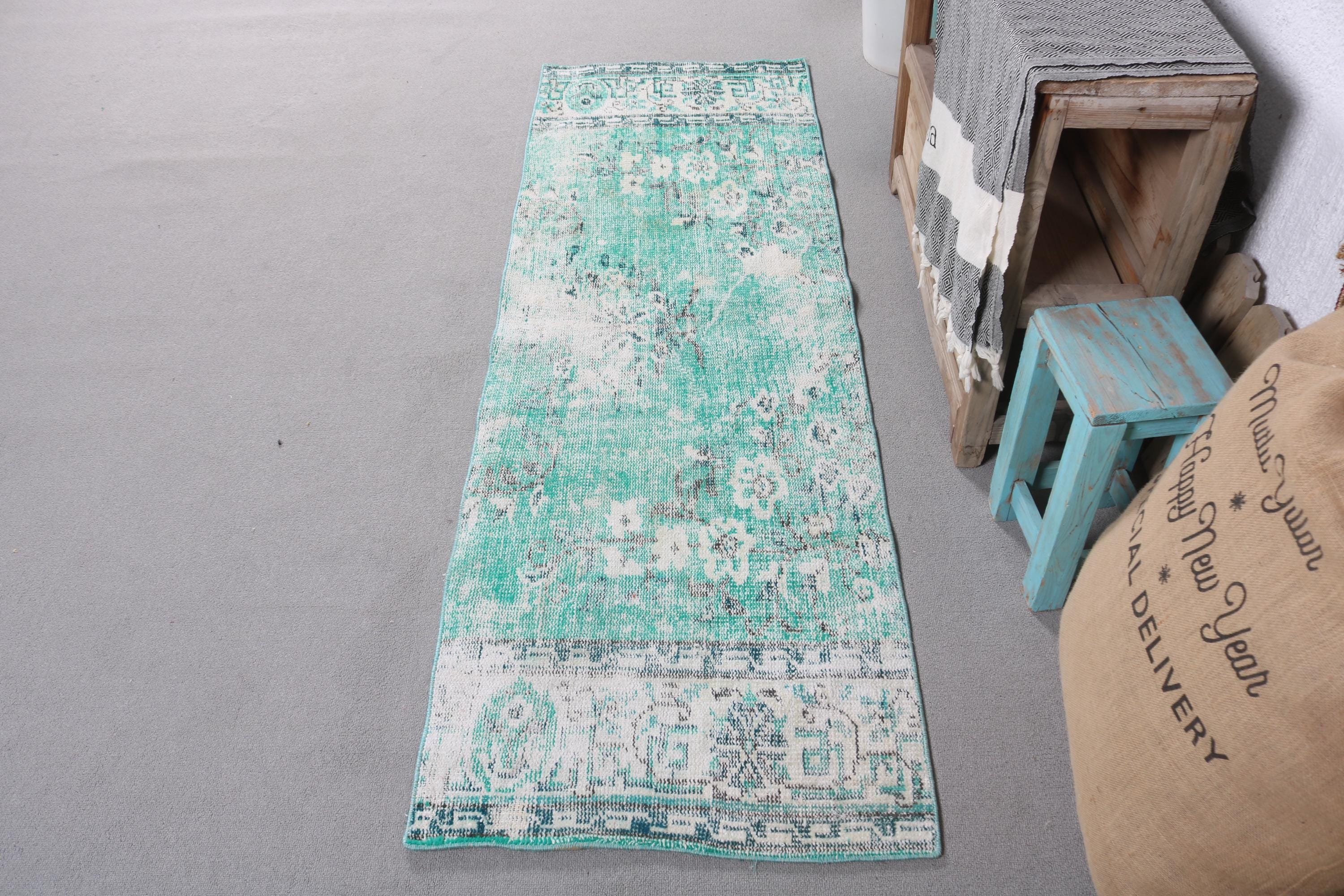 Modern Halı, Beyaz Fas Halıları, Vintage Halı, Koridor Halıları, Boho Halıları, Vintage Runner Halıları, Türk Halıları, Nötr Halı, 2x6,2 ft Runner Halısı