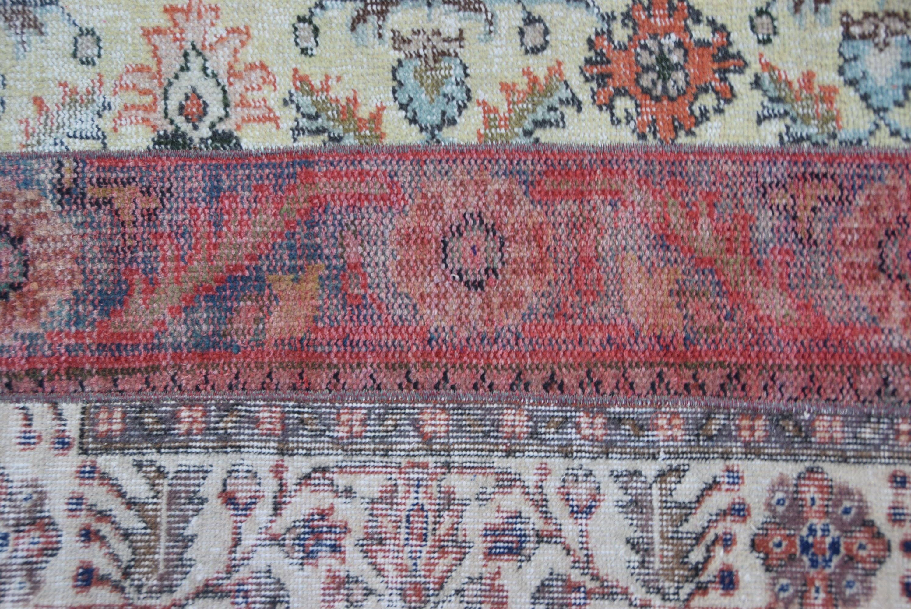 Home Decor Rug, Turkish Rugs, Blue Wool Rugs, Vintage Rugs, Oriental Rugs, Nursery Rug, Rugs for Entry, Car Mat Rug, 2.9x2.9 ft Small Rug