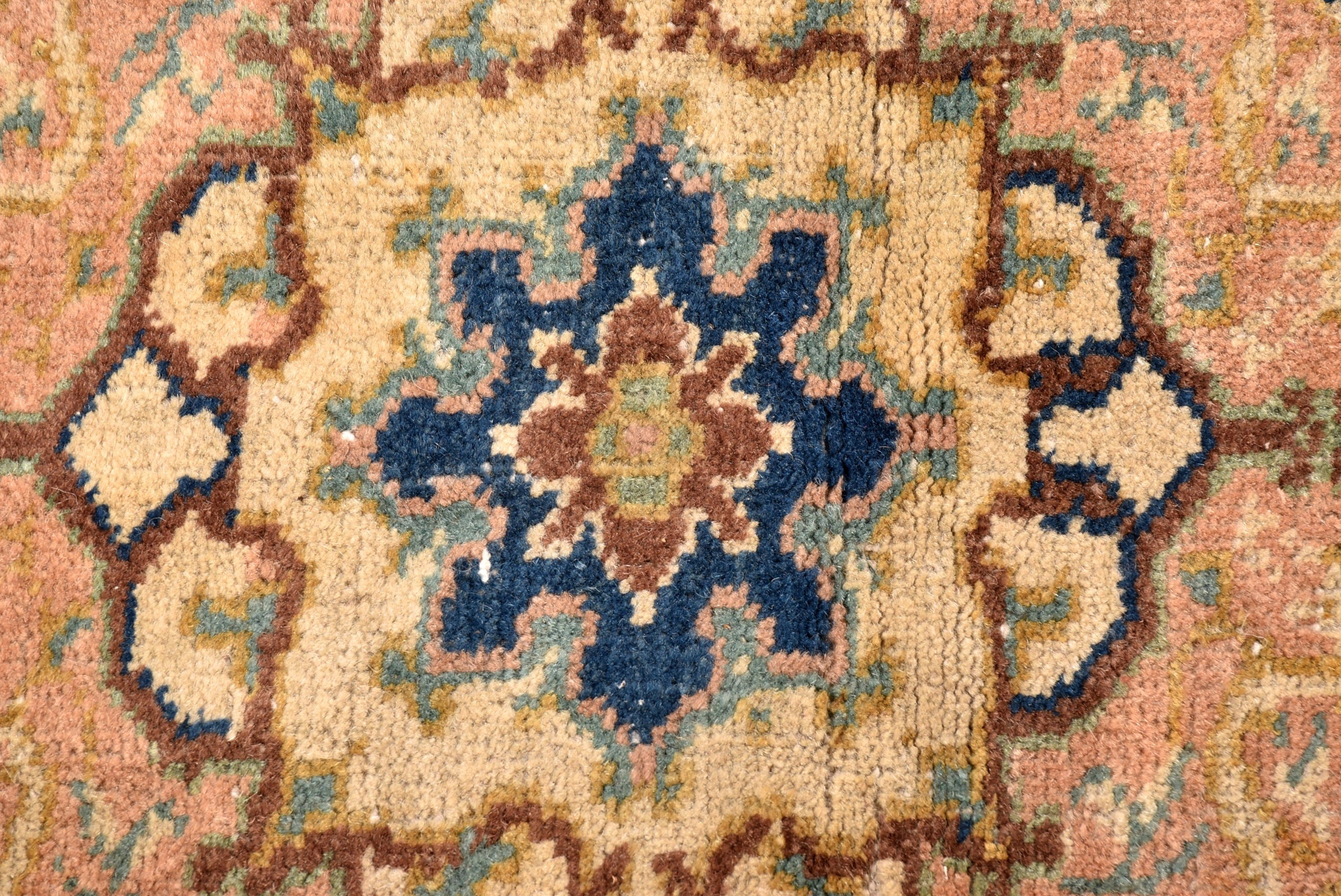 Geleneksel Halı, Oushak Halılar, Mavi Modern Halı, Vintage Halılar, 3,8x6 ft Accent Halı, Boho Accent Halı, Yatak Odası Halısı, Türk Halısı, Anadolu Halıları