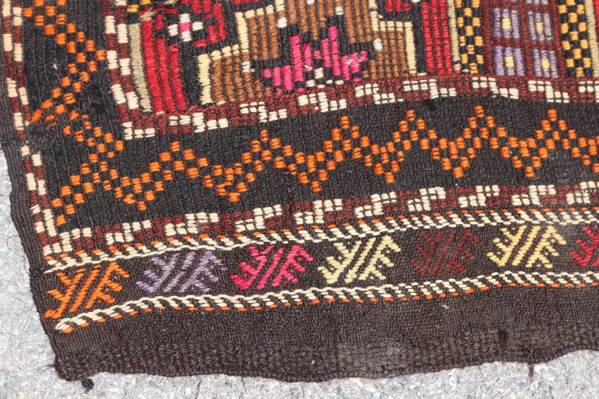 Retro Rug, Kitchen Rugs, 5.7x10.1 ft Large Rugs, Floor Rug, Salon Rugs, Kilim, Turkish Rugs, Brown Moroccan Rugs, Vintage Rug, Bedroom Rug