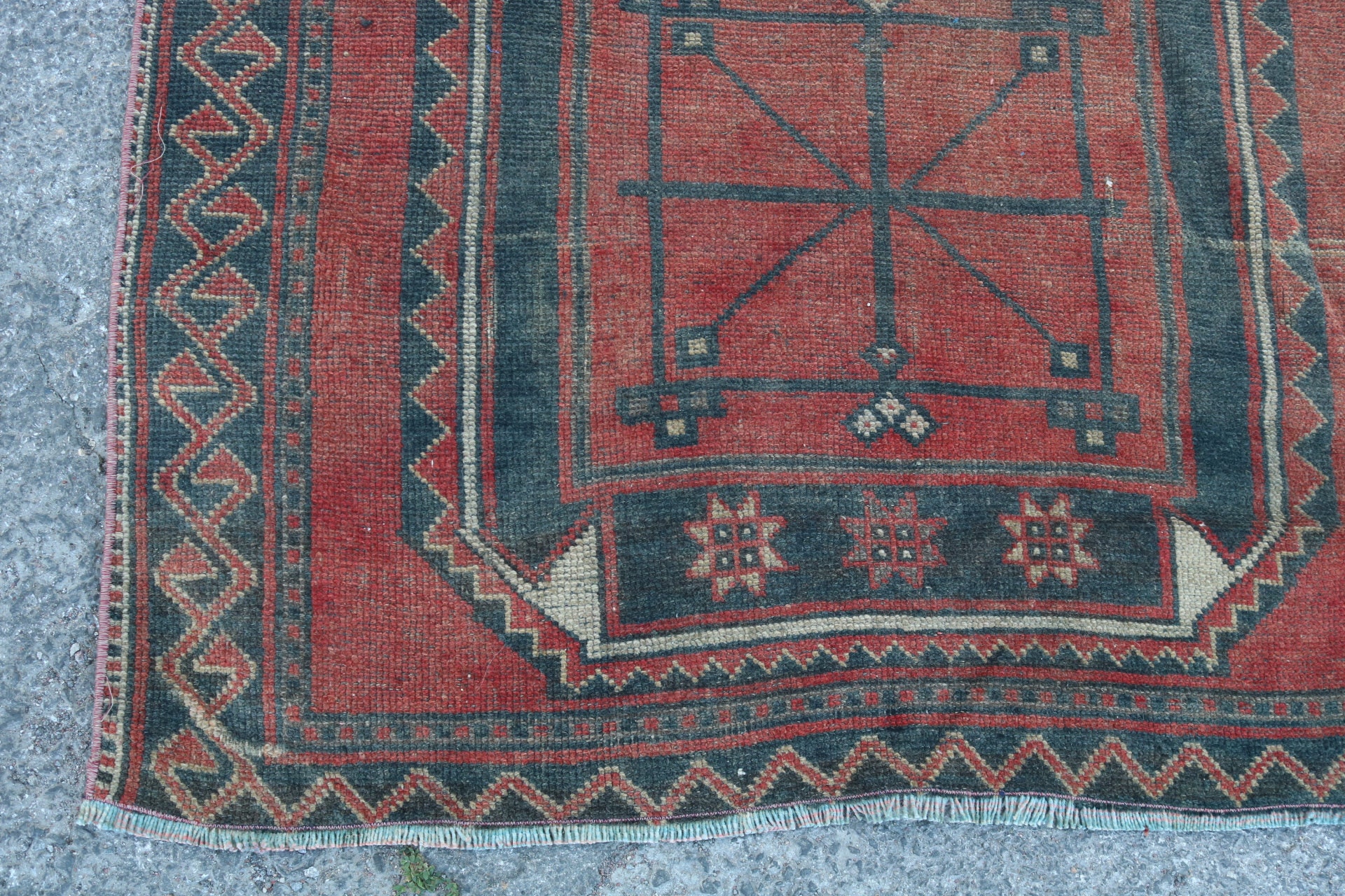 Old Rug, Rugs for Kitchen, Corridor Rugs, 3.8x11 ft Runner Rugs, Wool Rug Runner Rugs, Moroccan Rug, Vintage Rug, Turkish Rug, Colorful Rug