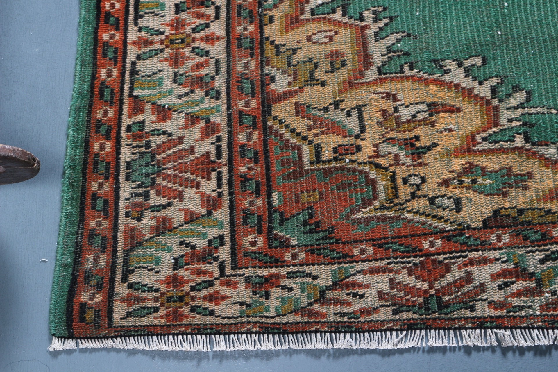 Bedroom Rug, Rugs for Dining Room, Turkish Rug, Wool Rug, Green  5.5x8.5 ft Large Rug, Vintage Rugs, Salon Rug, Antique Rug