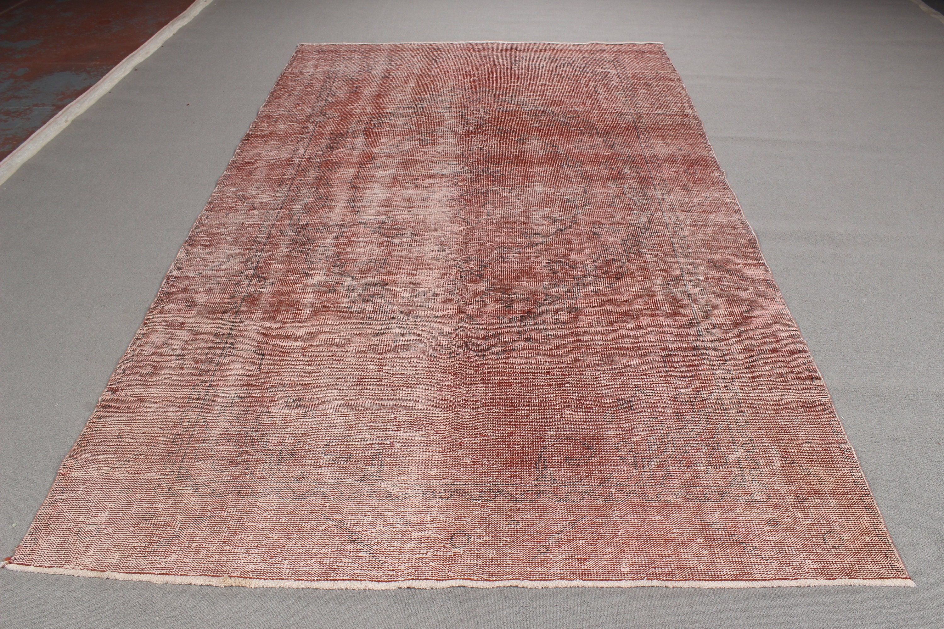 Turkish Rug, Dining Room Rug, Floor Rug, Pink Wool Rugs, Large Boho Rugs, Vintage Rugs, Flatweave Rug, Antique Rugs, 5.6x9.5 ft Large Rugs