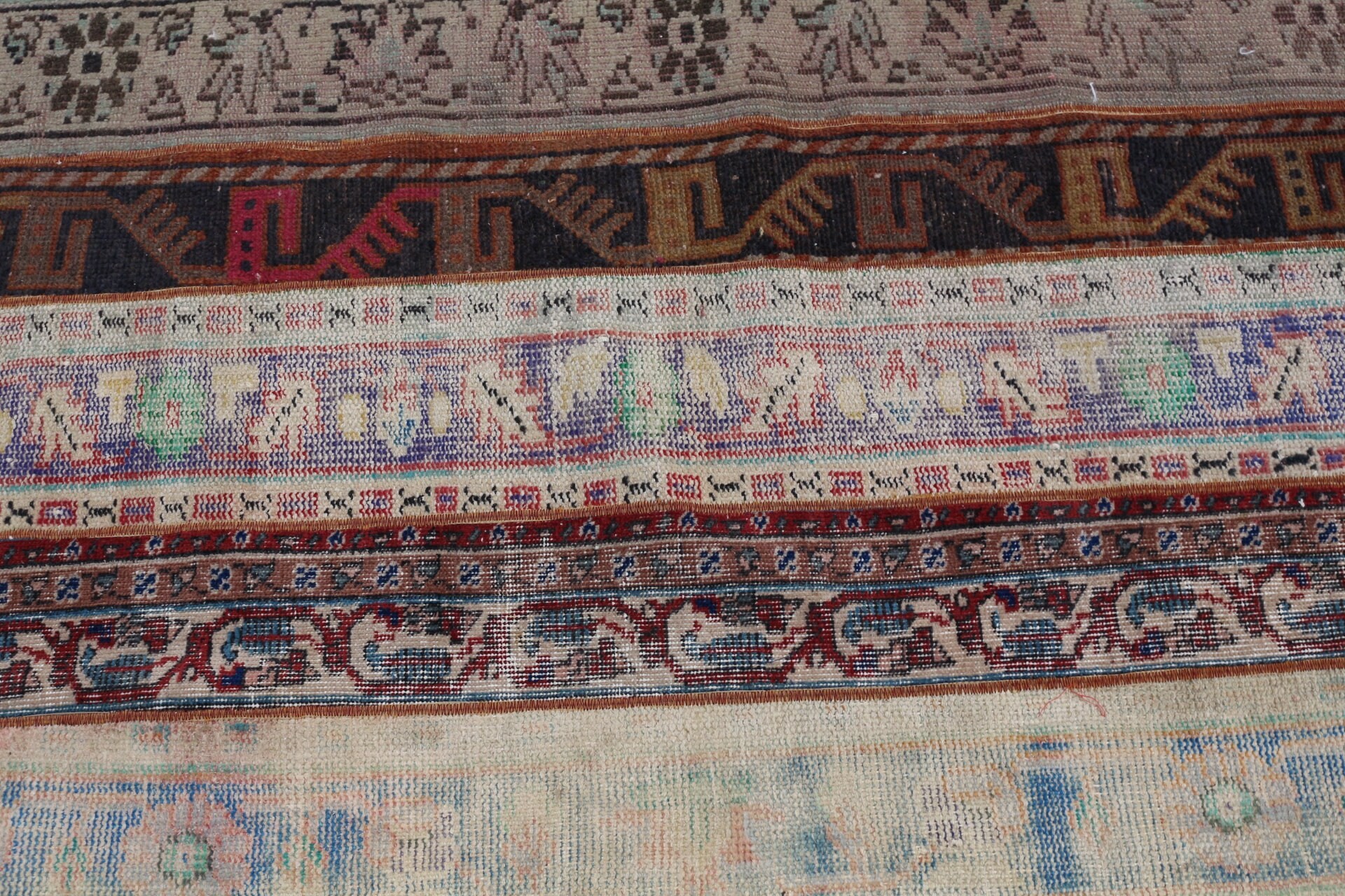 Rugs for Kitchen, 3.1x7.4 ft Accent Rugs, Anatolian Rug, Entry Rug, Kitchen Rugs, Rainbow Moroccan Rug, Vintage Rug, Old Rug, Turkish Rugs