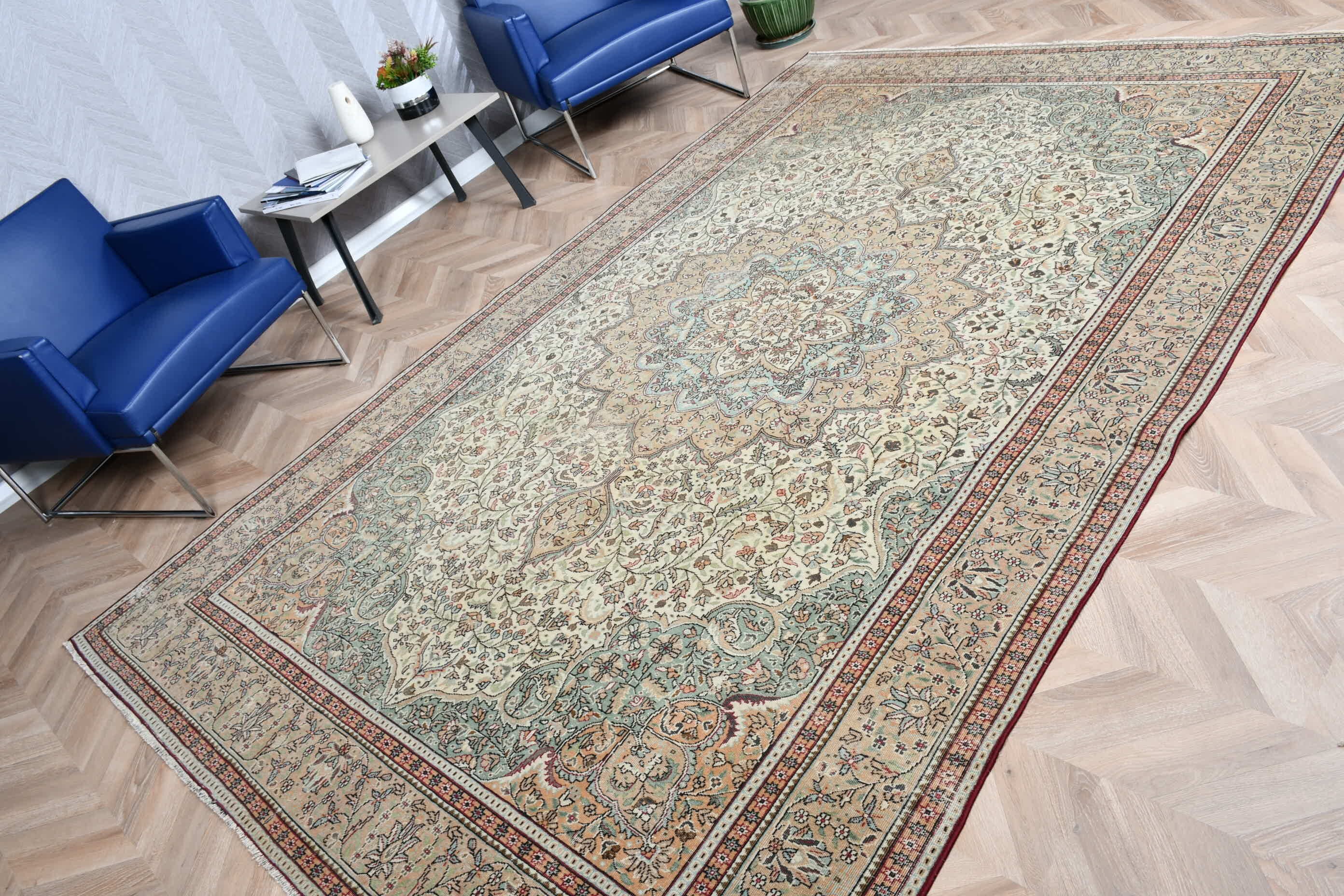 Oturma Odası Halısı, Oushak Halısı, Türk Halısı, Dış Mekan Halısı, Fas Halıları, Vintage Halı, 6.6x10.4 ft Büyük Halı, Yeşil Mutfak Halısı, Yatak Odası Halıları