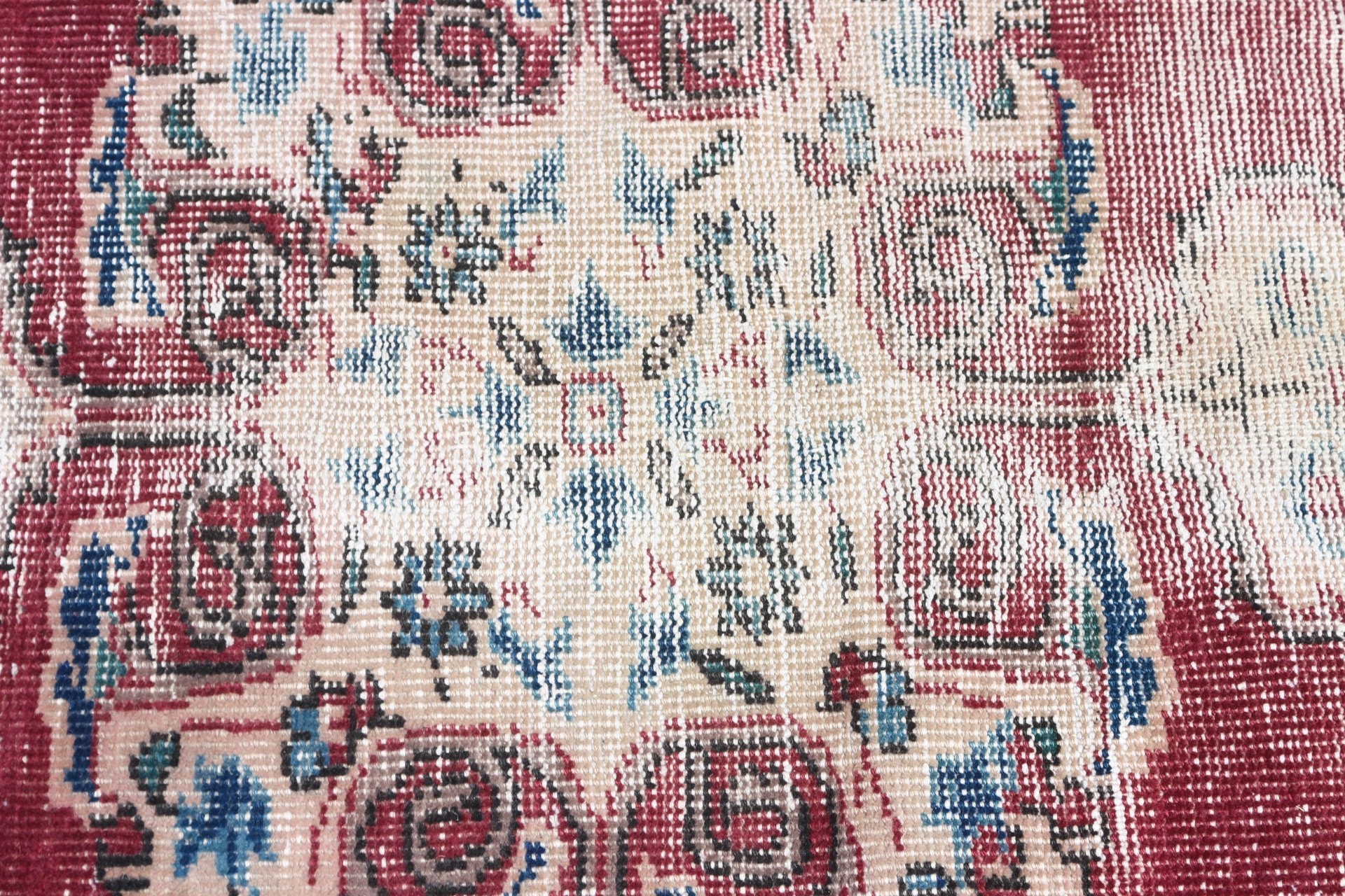 Rugs for Bedroom, Antique Rugs, Entry Rug, 3.6x5.9 ft Accent Rug, Red Oushak Rug, Wool Rug, Vintage Rug, Turkish Rug, Nursery Rug, Cute Rug
