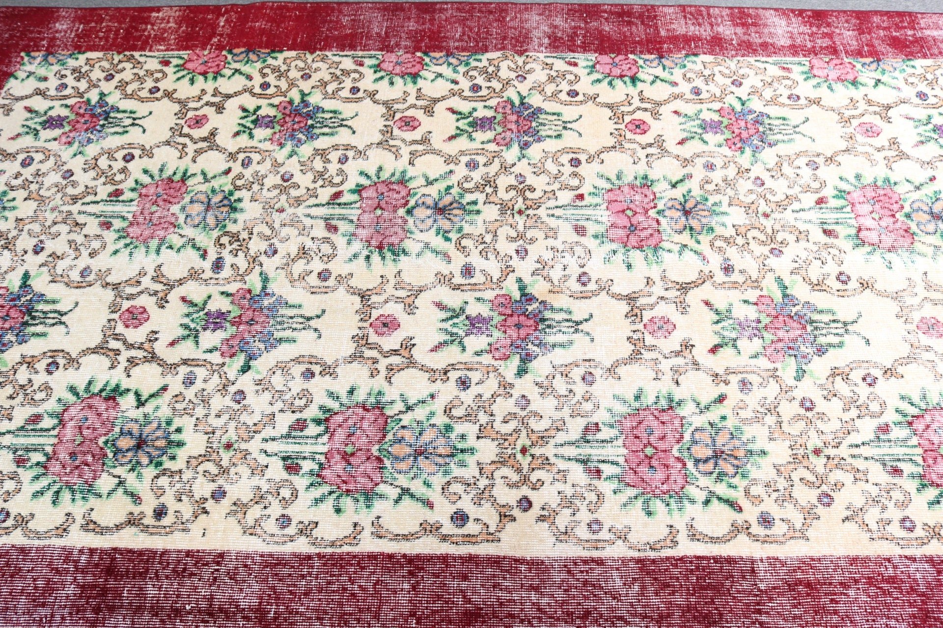 Vintage Halılar, Fas Halıları, Türk Halısı, 4.7x8 ft Alan Halıları, Yemek Odası Halıları, Aztek Halıları, Bej Oushak Halıları, Mutfak Halıları, Yatak Odası Halıları