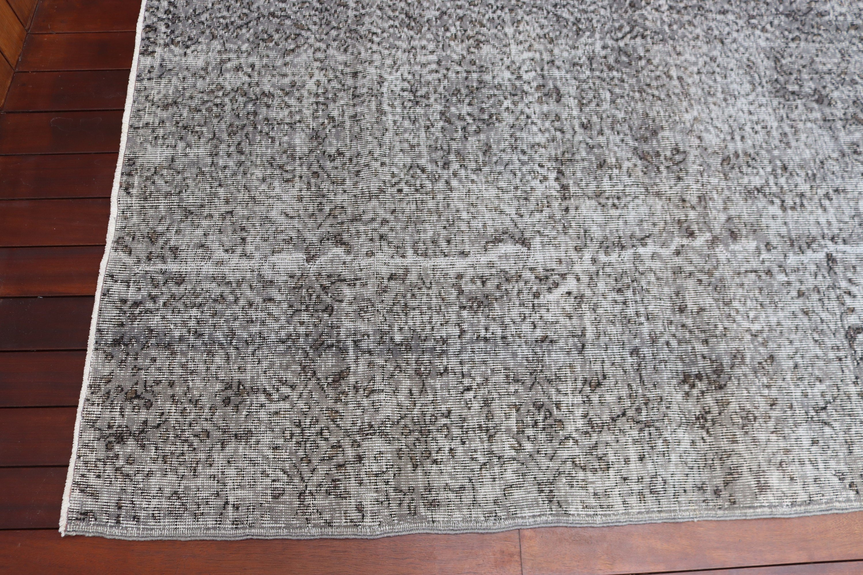 Entry Rugs, Floor Rug, Bedroom Rug, Gray Handwoven Rugs, Vintage Rug, 3.7x6.3 ft Accent Rugs, Oriental Rugs, Bohemian Rugs, Turkish Rug