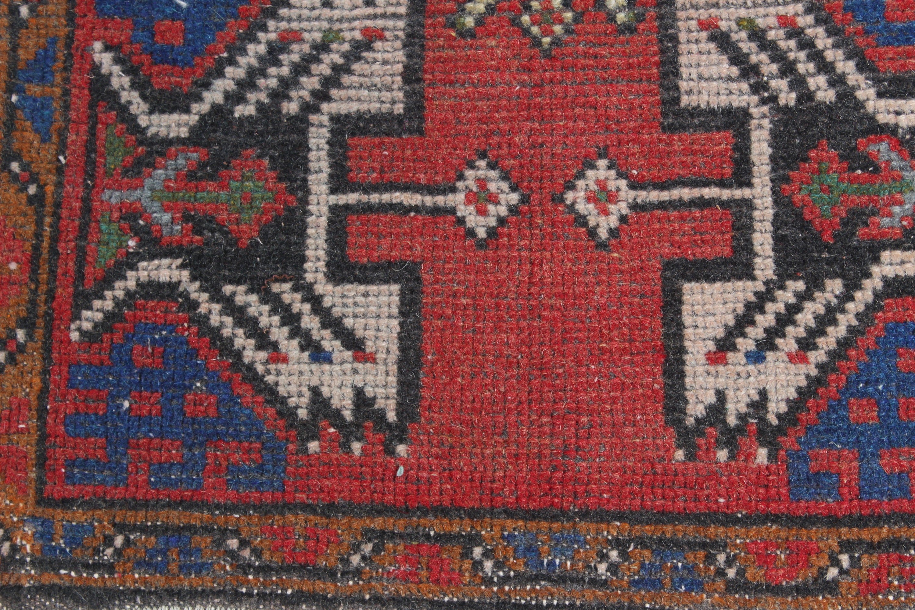 Kırmızı Mutfak Halısı, Duvara Asılı Halı, 1.6x3.3 ft Küçük Halılar, Banyo Halısı, Yatak Odası Halısı, Vintage Halı, Ev Dekor Halısı, Türk Halısı, El Yapımı Halı