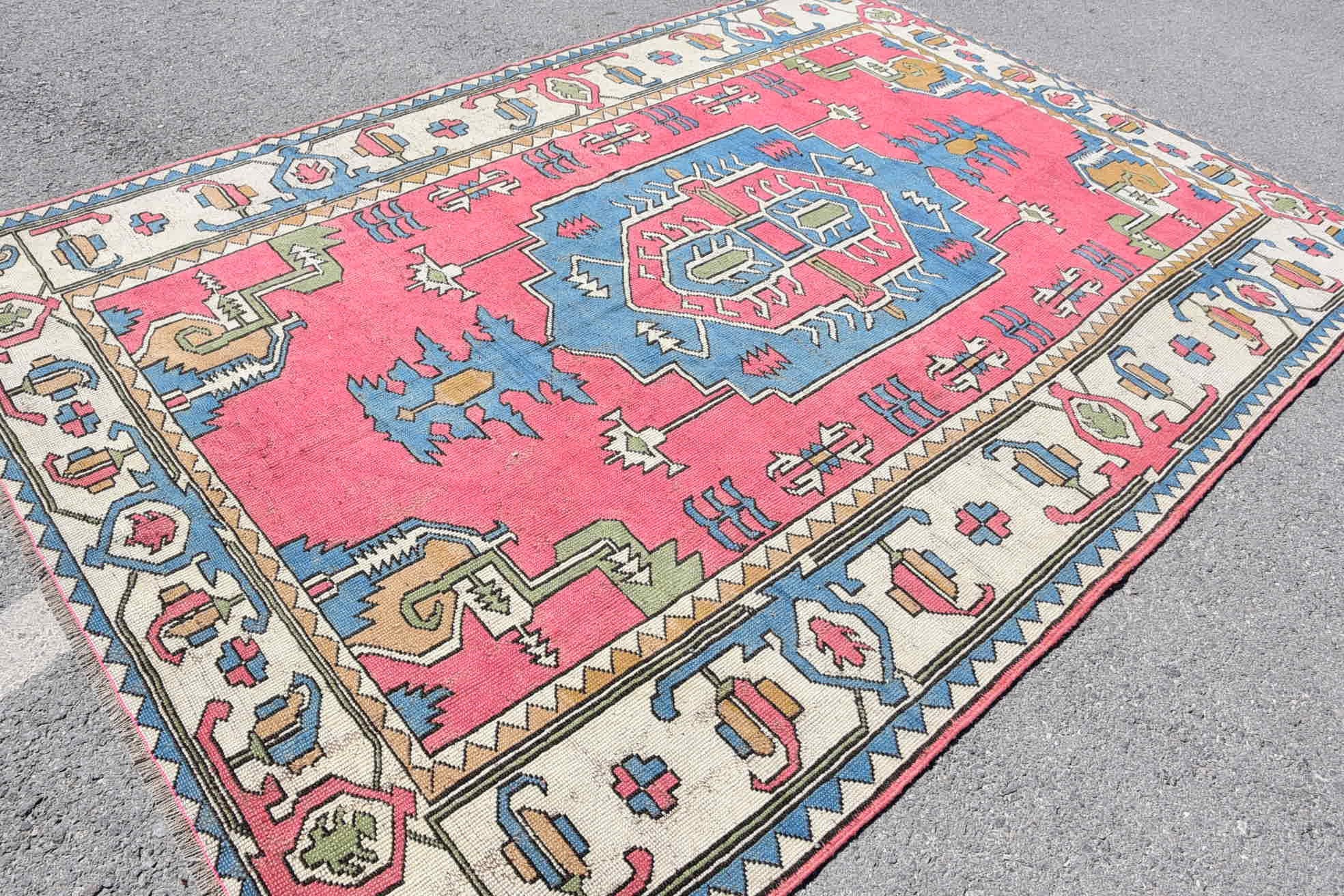 Ev Dekor Halıları, 7x10 ft Büyük Halılar, Sevimli Halılar, Oturma Odası Halıları, Vintage Halı, Antika Halı, Yemek Odası Halıları, Türk Halısı, Salon Halısı