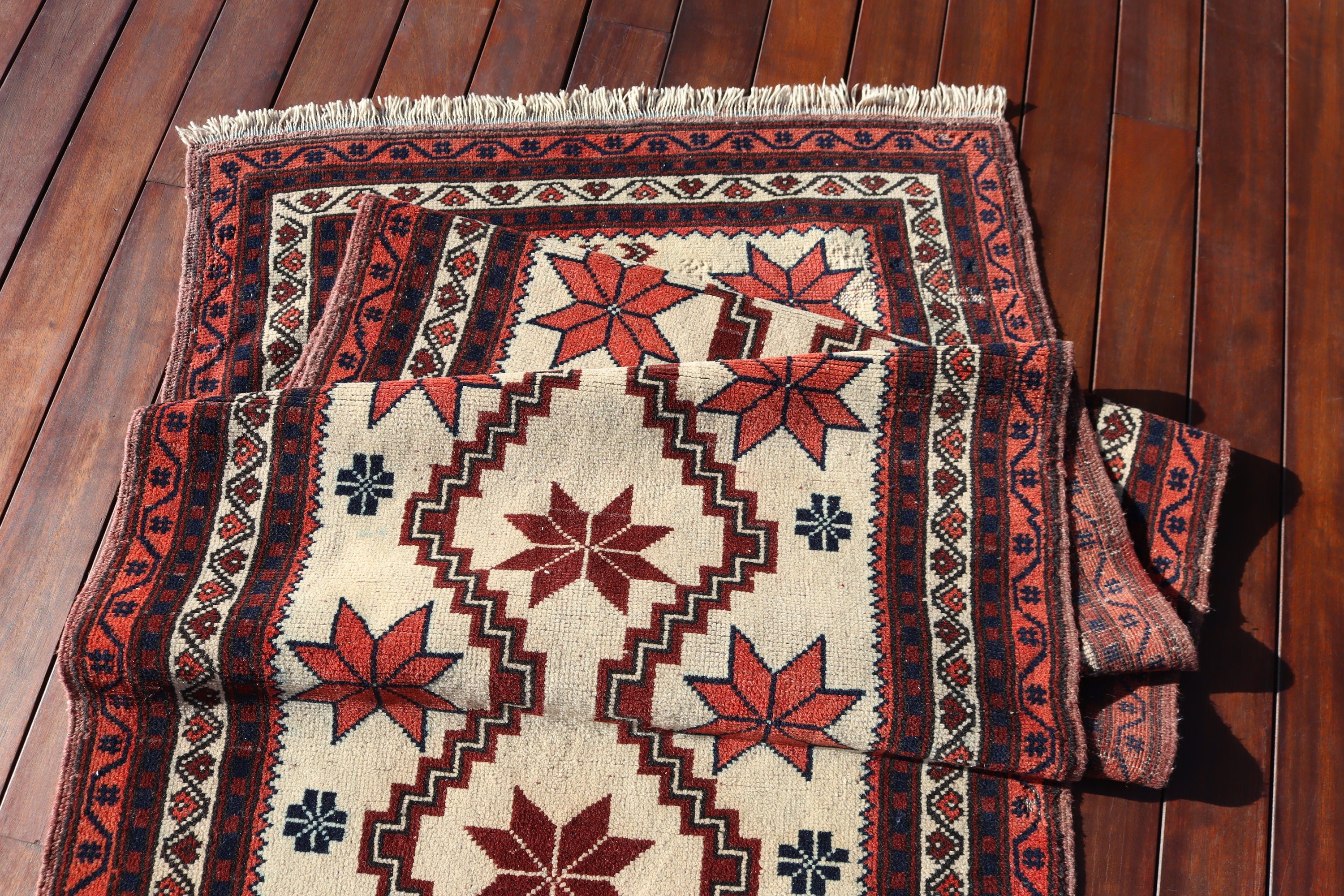 Merdiven Halıları, Türkiye Halıları, Vintage Halılar, Uzun Yolluk Halısı, Yatak Odası Halısı, Yün Halılar, Bej Düz Dokuma Halı, Türk Halısı, 2.7x10.6 ft Yolluk Halıları