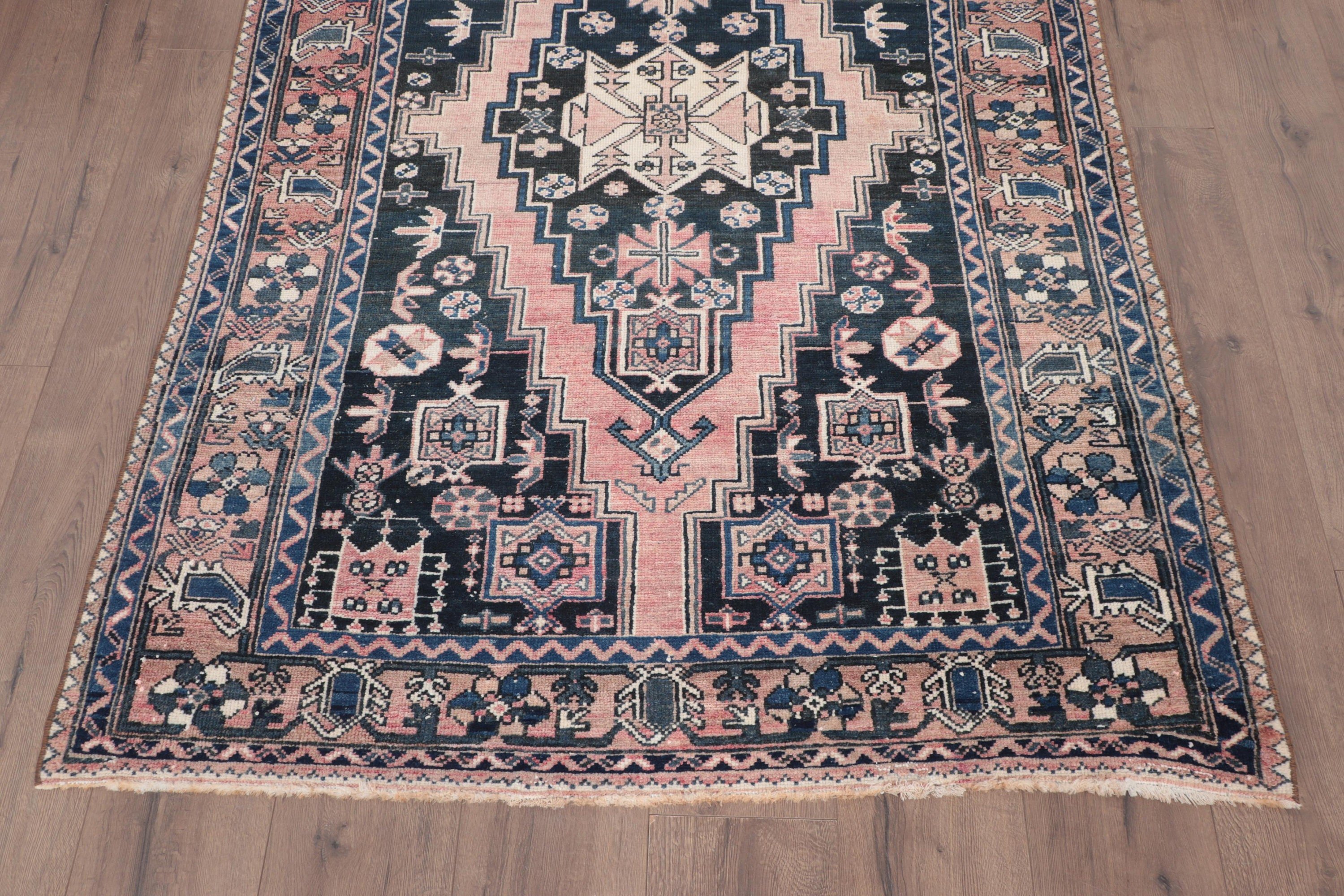 Pembe Oryantal Halı, Mutfak Halıları, Lüks Halı, Mutfak Halıları, Vintage Halılar, Türk Halıları, 4,3x6,2 ft Alan Halıları, Yemek Odası Halıları